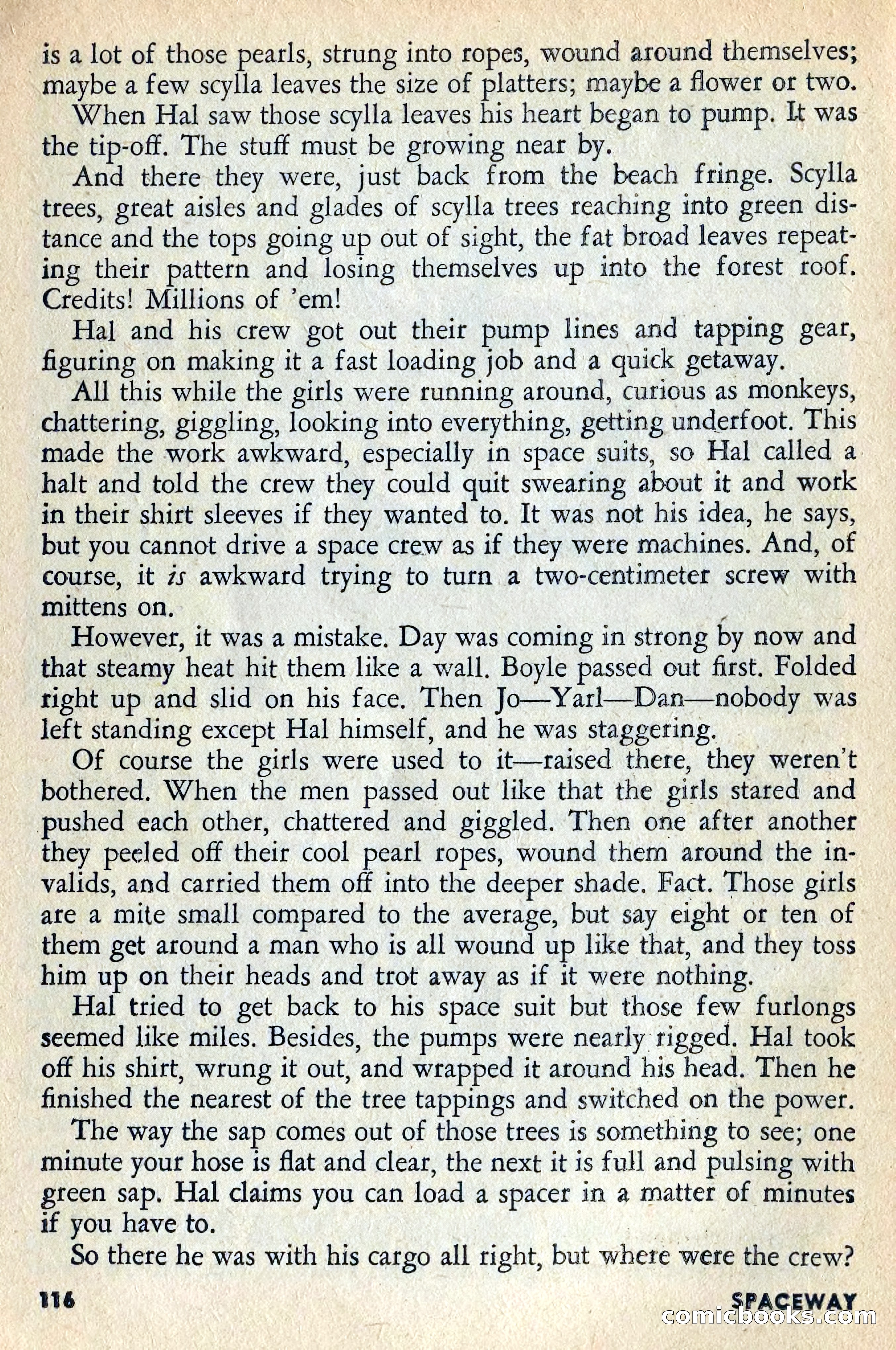 Spaceway, June 1954 — page 118 of 132