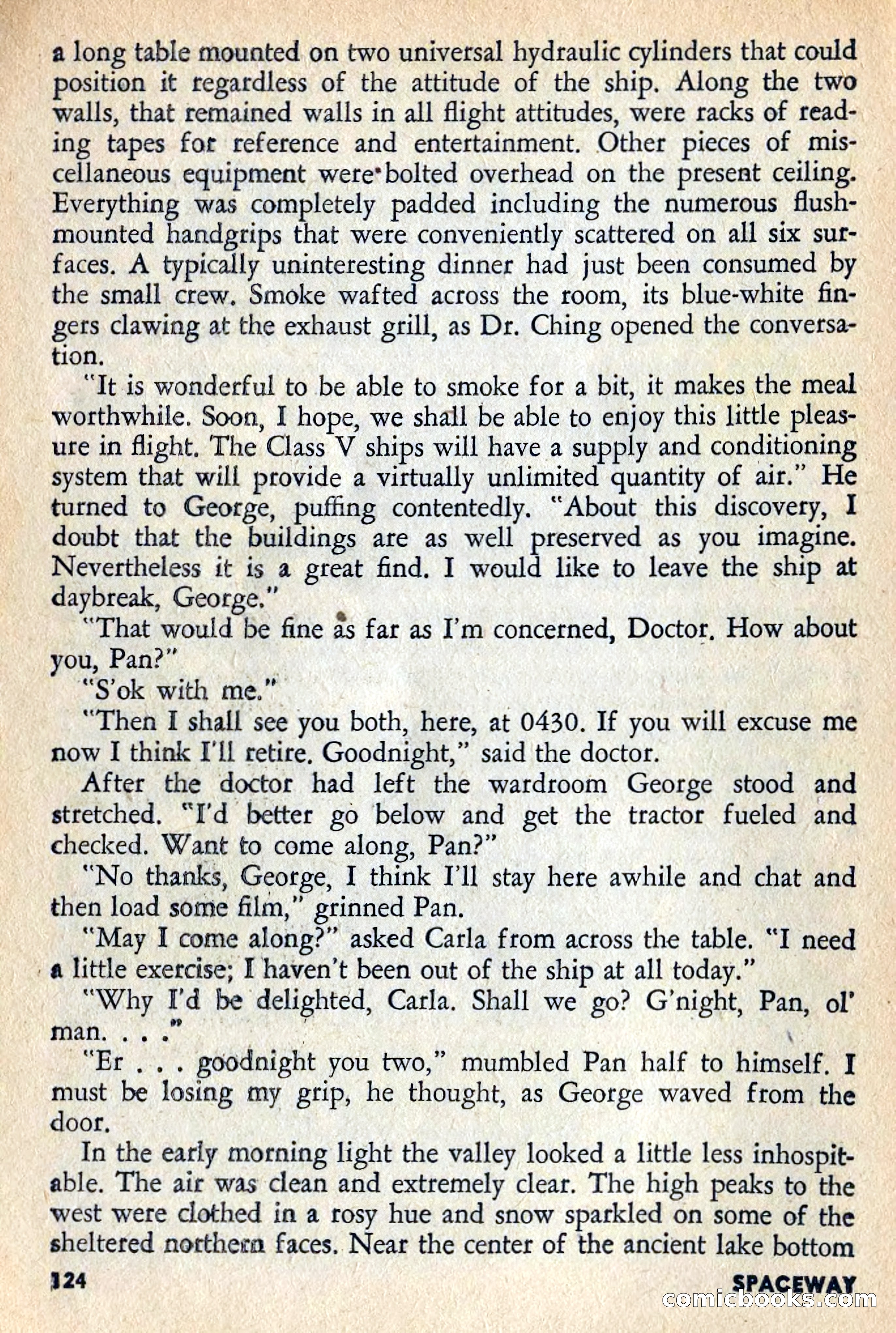 Spaceway, June 1954 — page 126 of 132