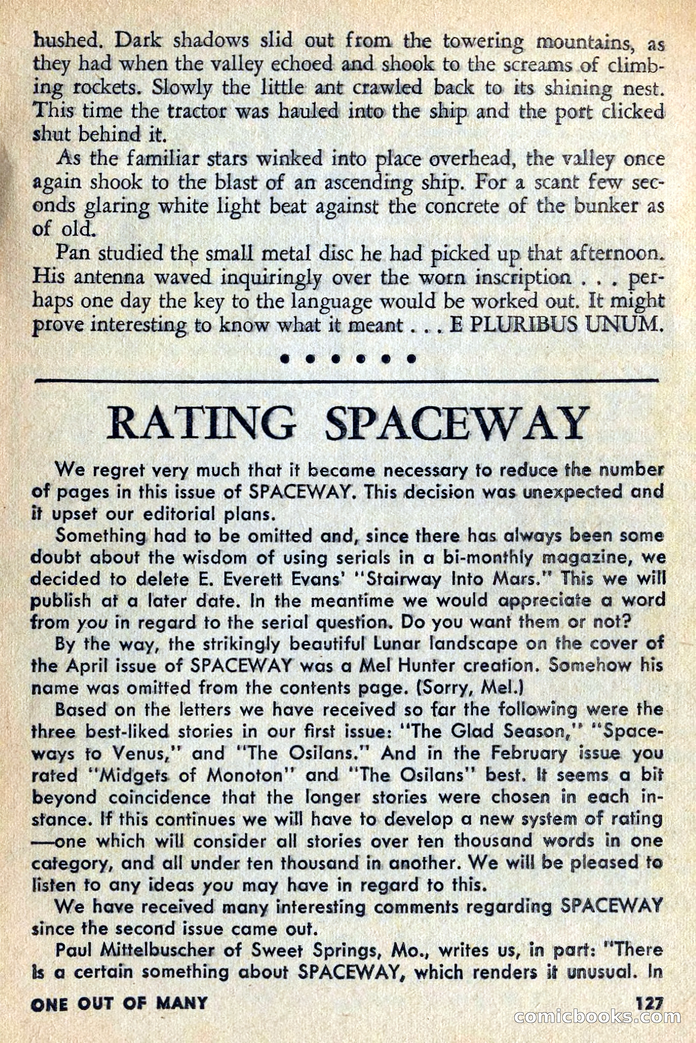 Spaceway, June 1954 — page 129 of 132