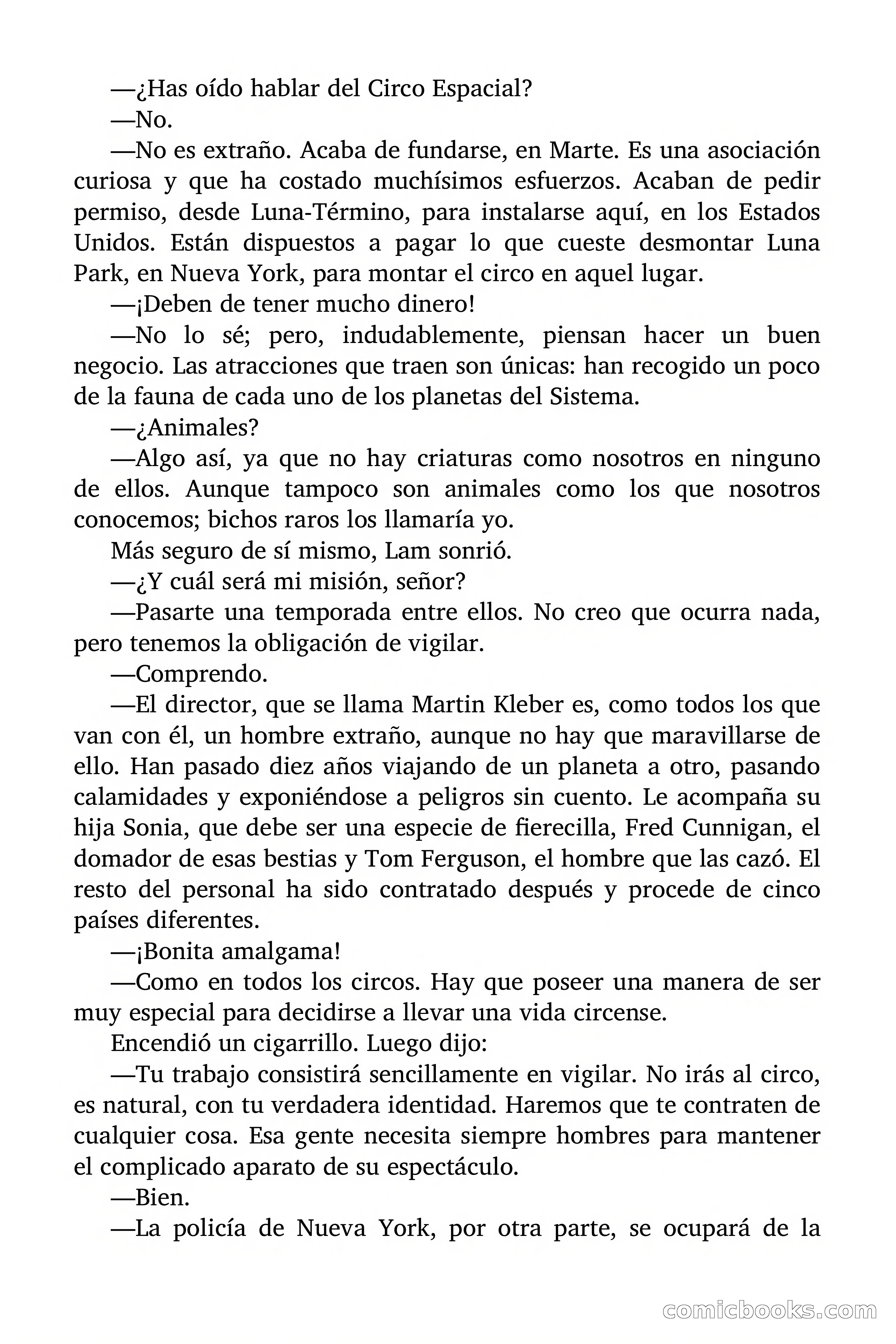 El secreto del Circo Espacial — page 9 of 100