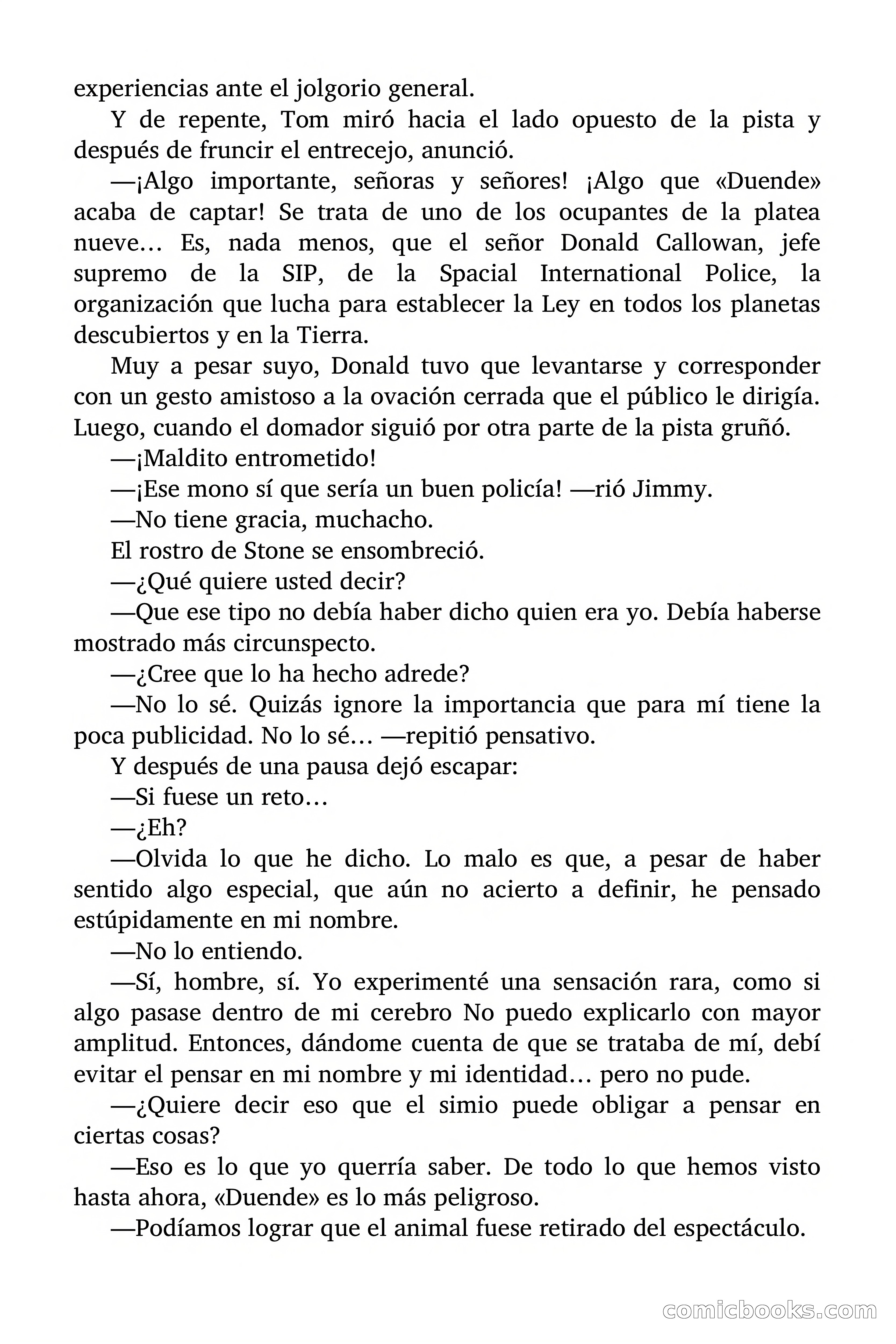 El secreto del Circo Espacial — page 35 of 100
