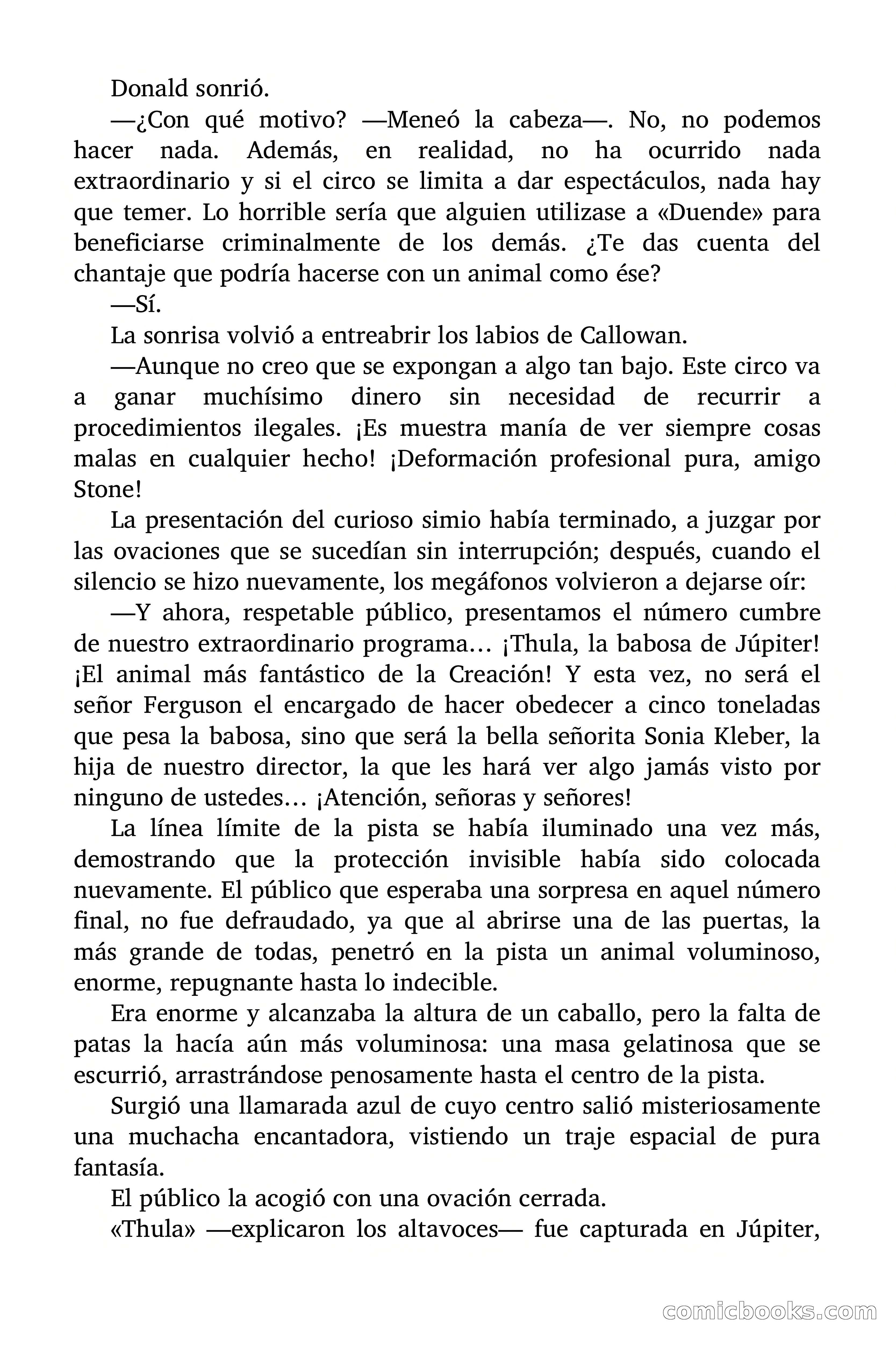 El secreto del Circo Espacial — page 36 of 100