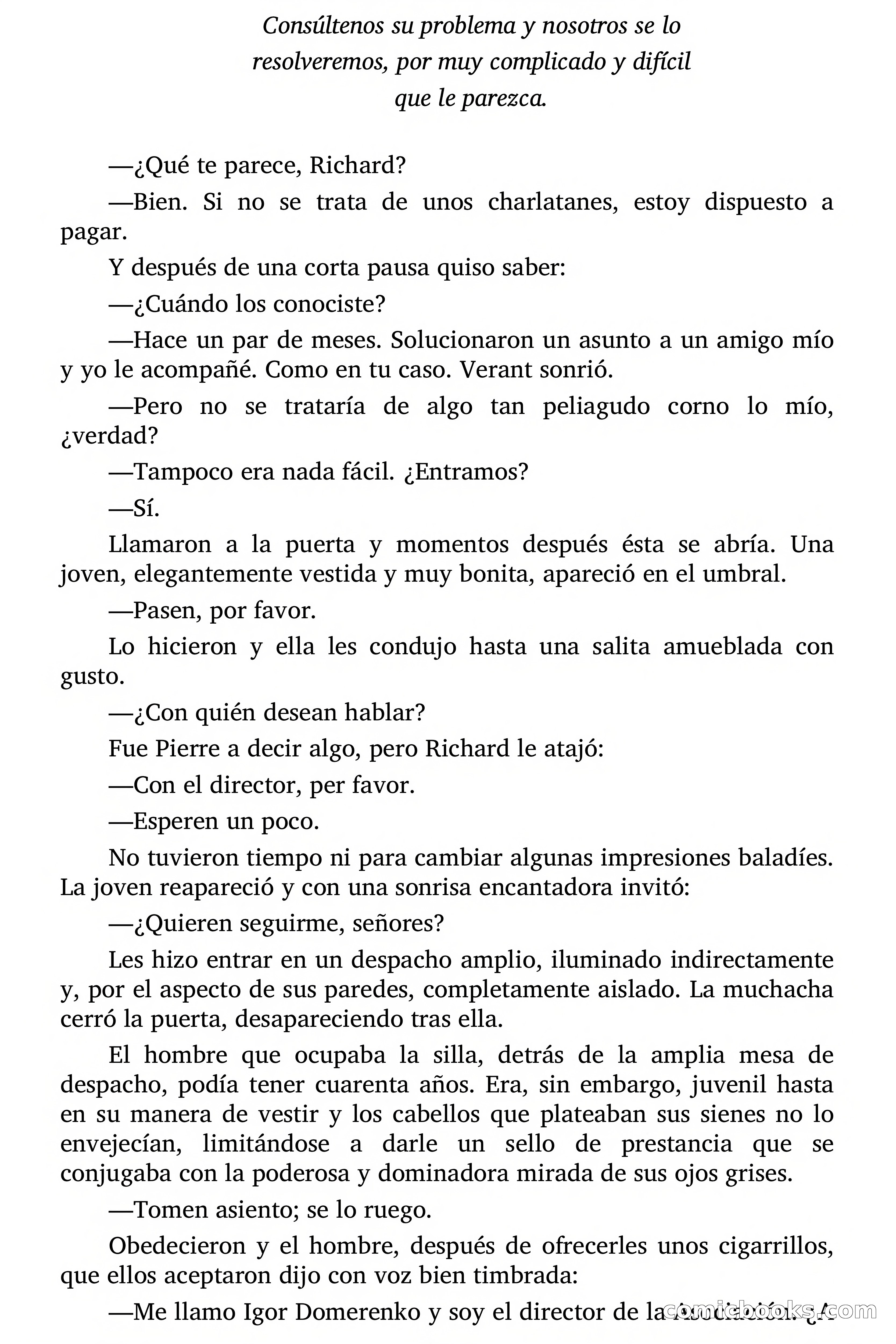 Asesinato, Servicio Garantizado — page 9 of 88