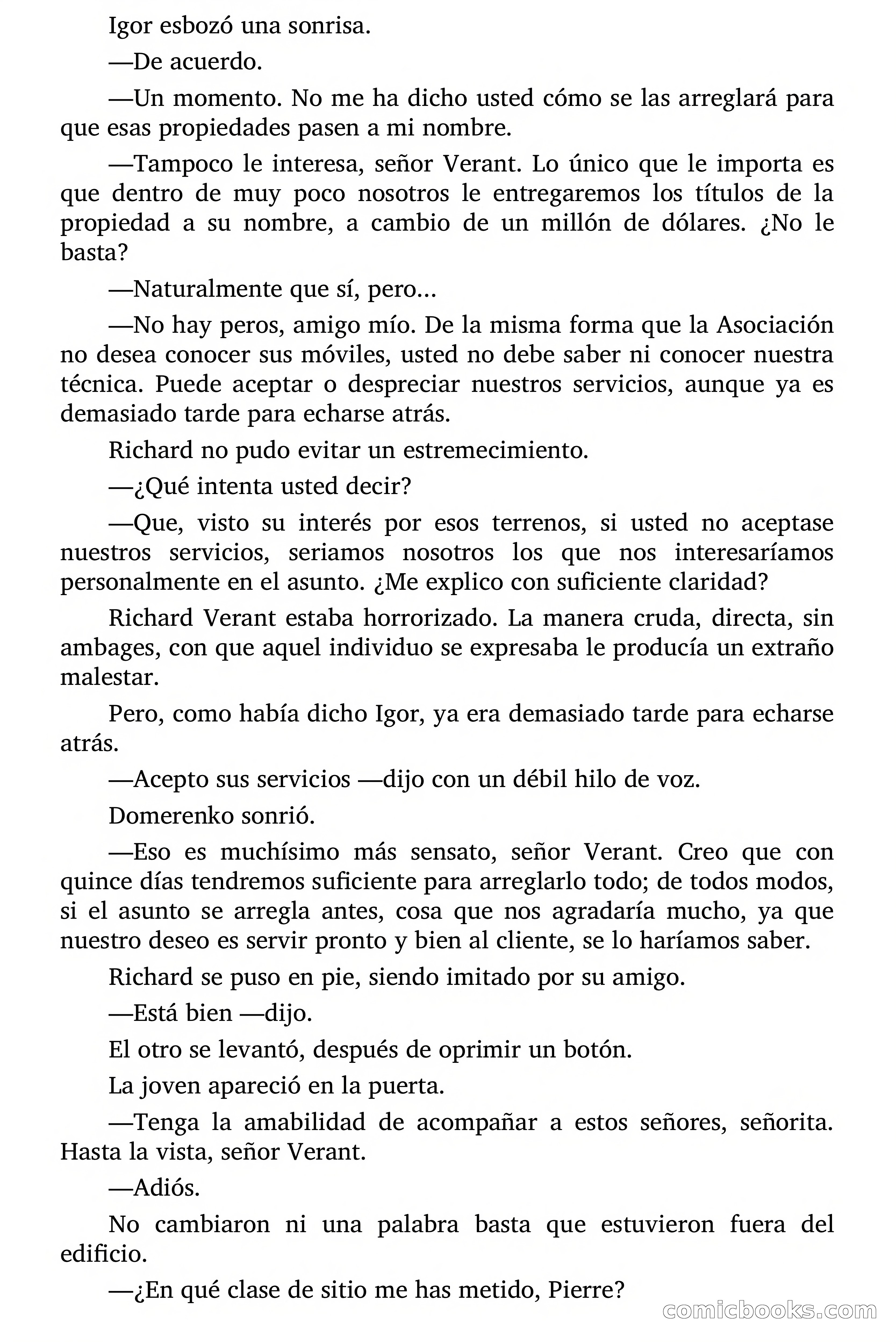 Asesinato, Servicio Garantizado — page 11 of 88