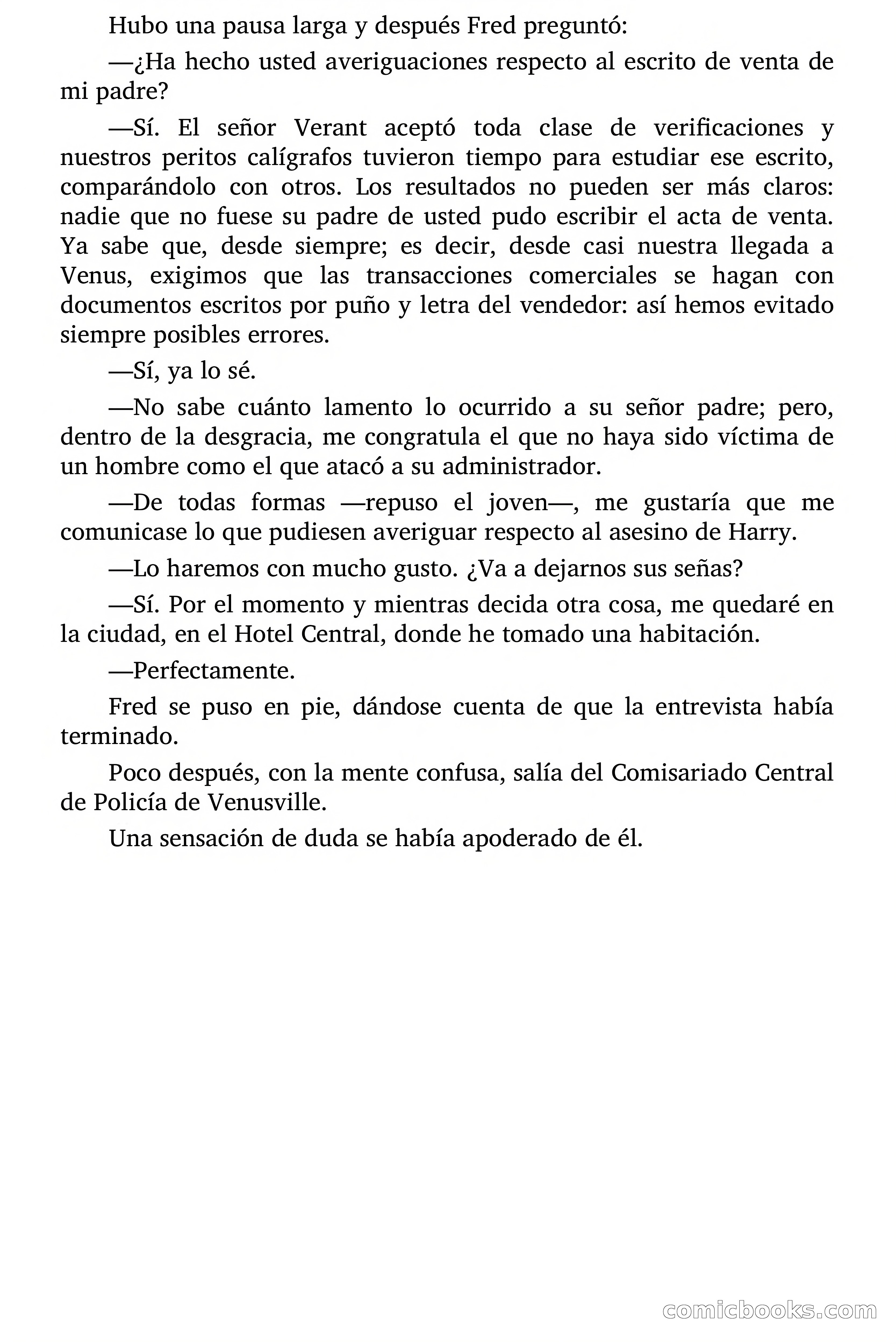 Asesinato, Servicio Garantizado — page 36 of 88