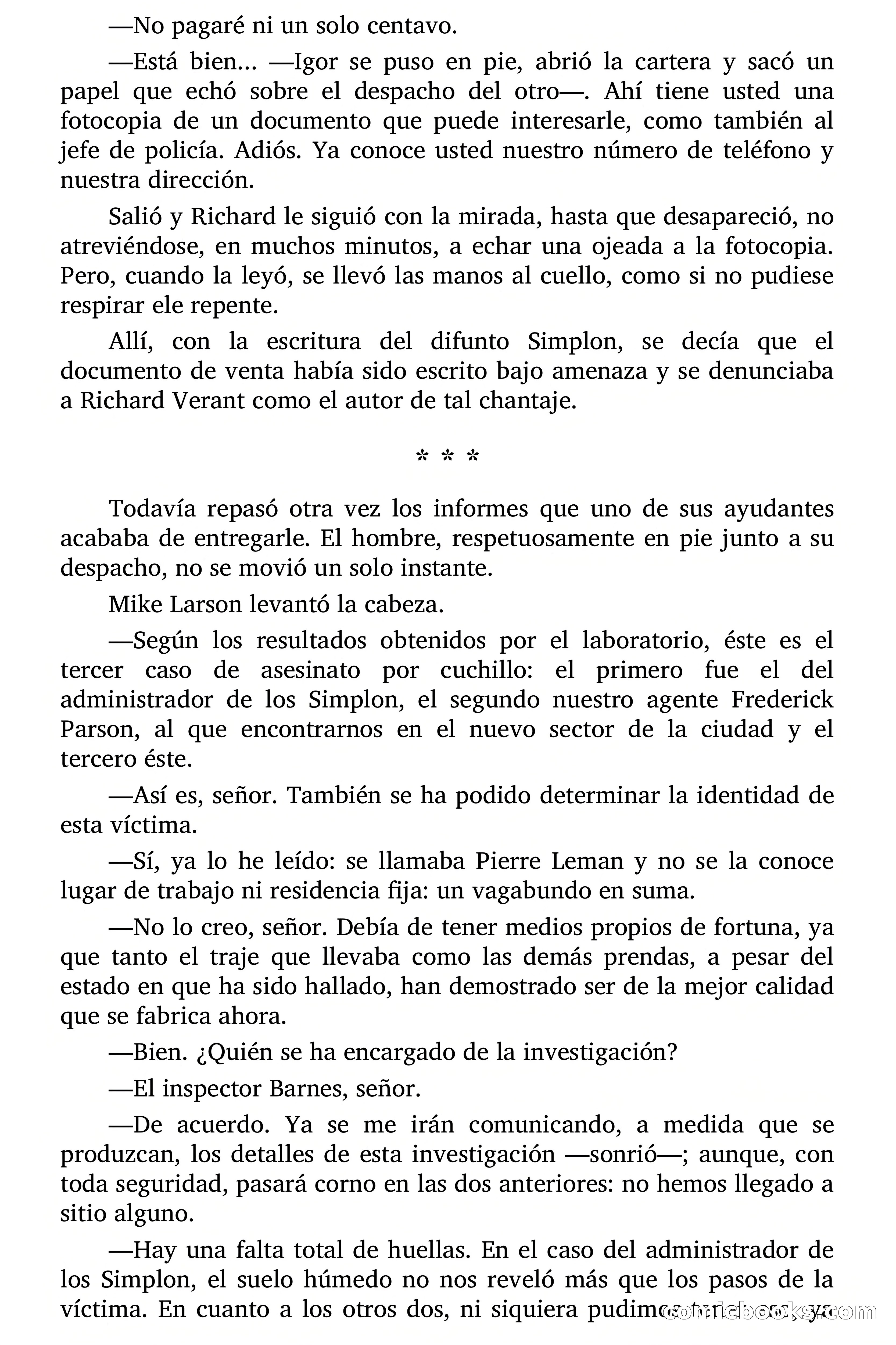 Asesinato, Servicio Garantizado — page 50 of 88
