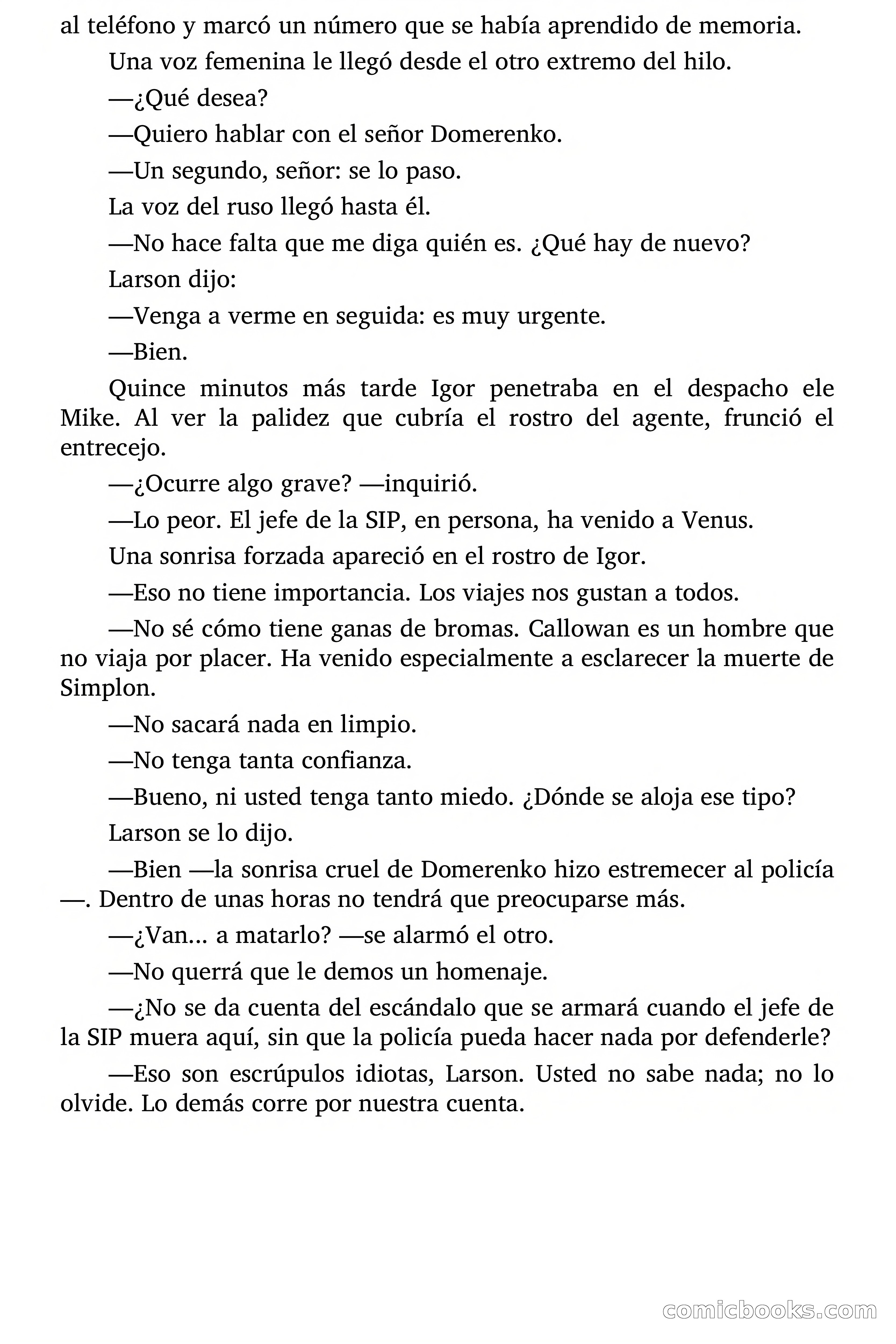 Asesinato, Servicio Garantizado — page 69 of 88