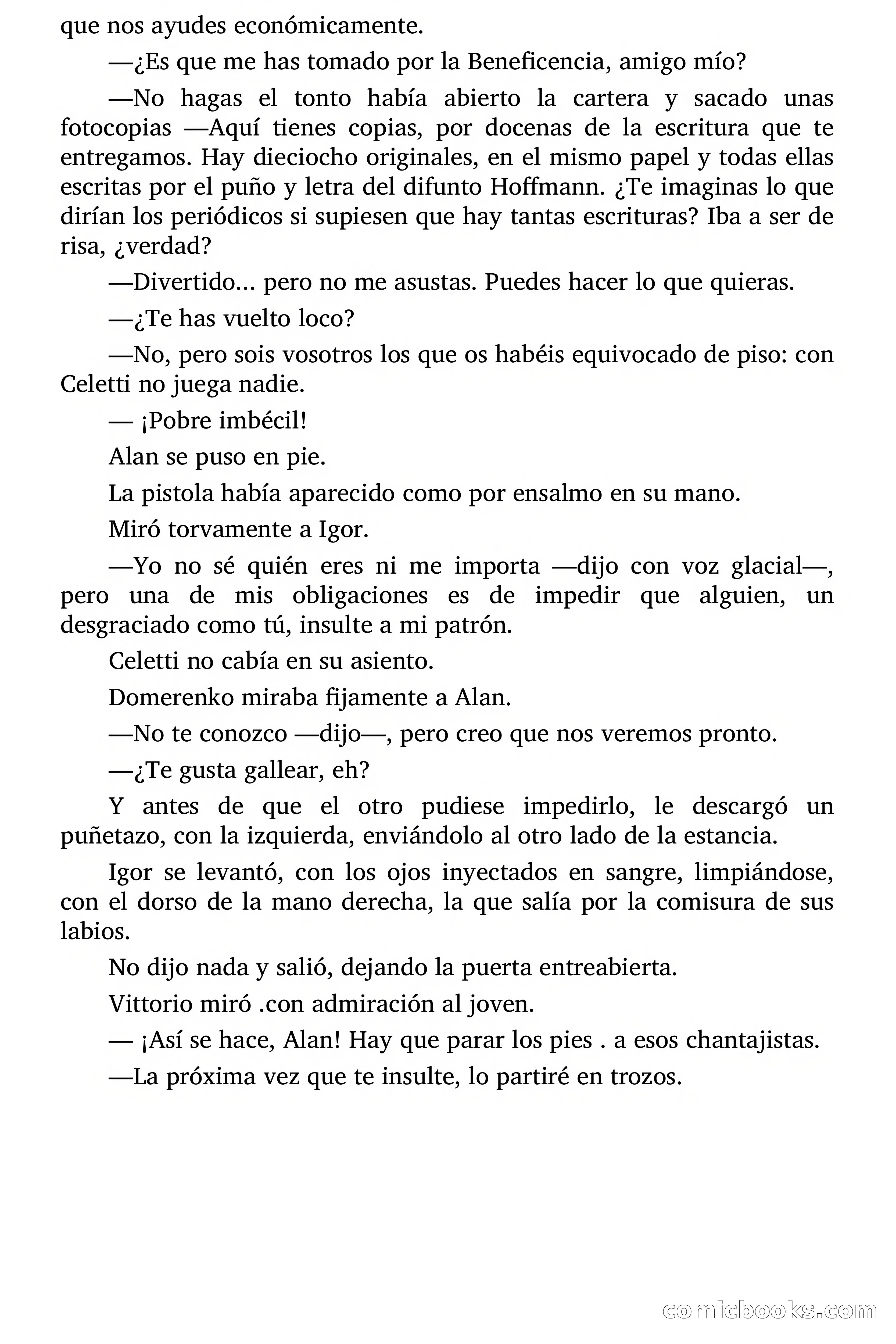 Asesinato, Servicio Garantizado — page 77 of 88