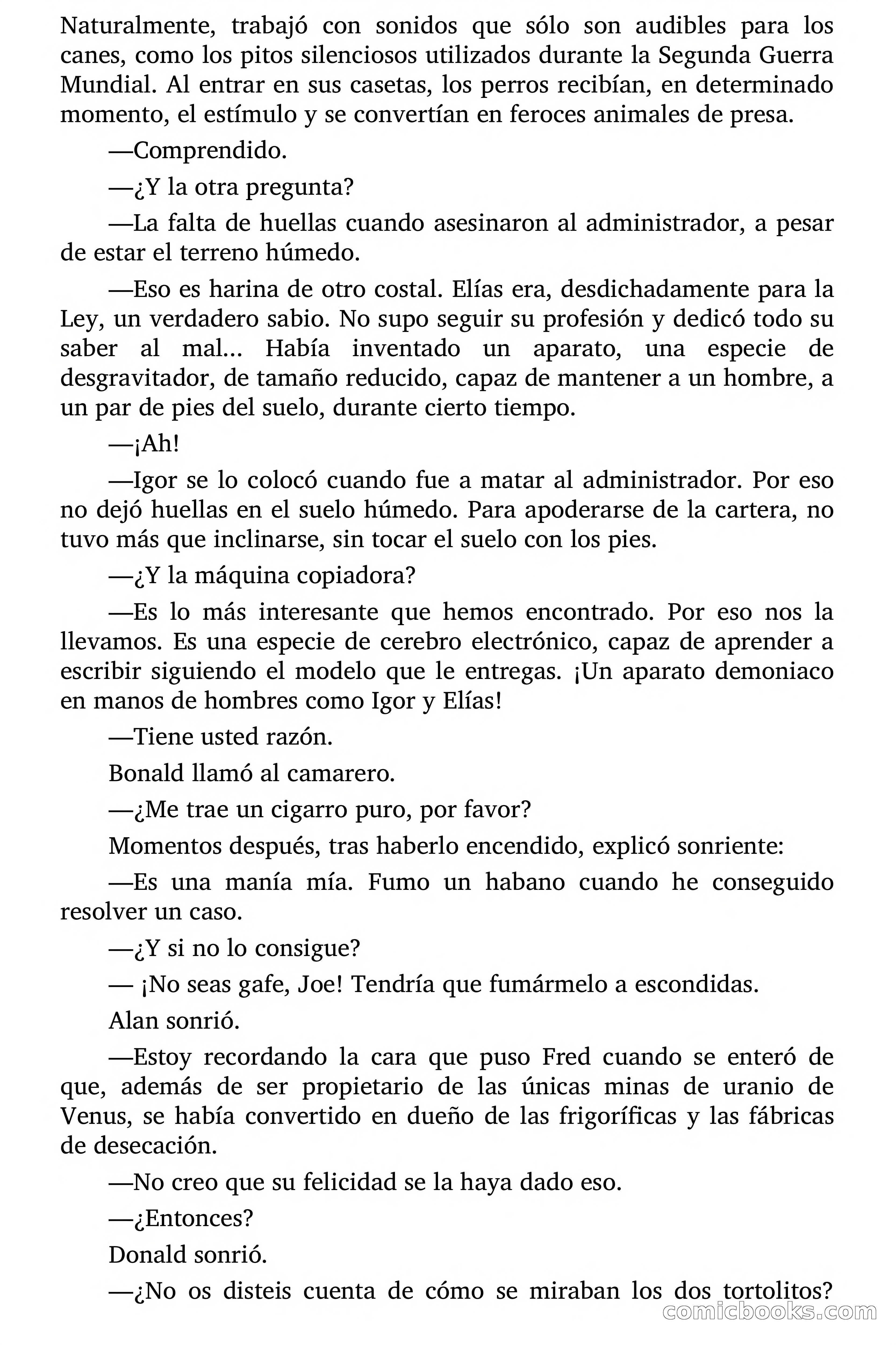 Asesinato, Servicio Garantizado — page 85 of 88