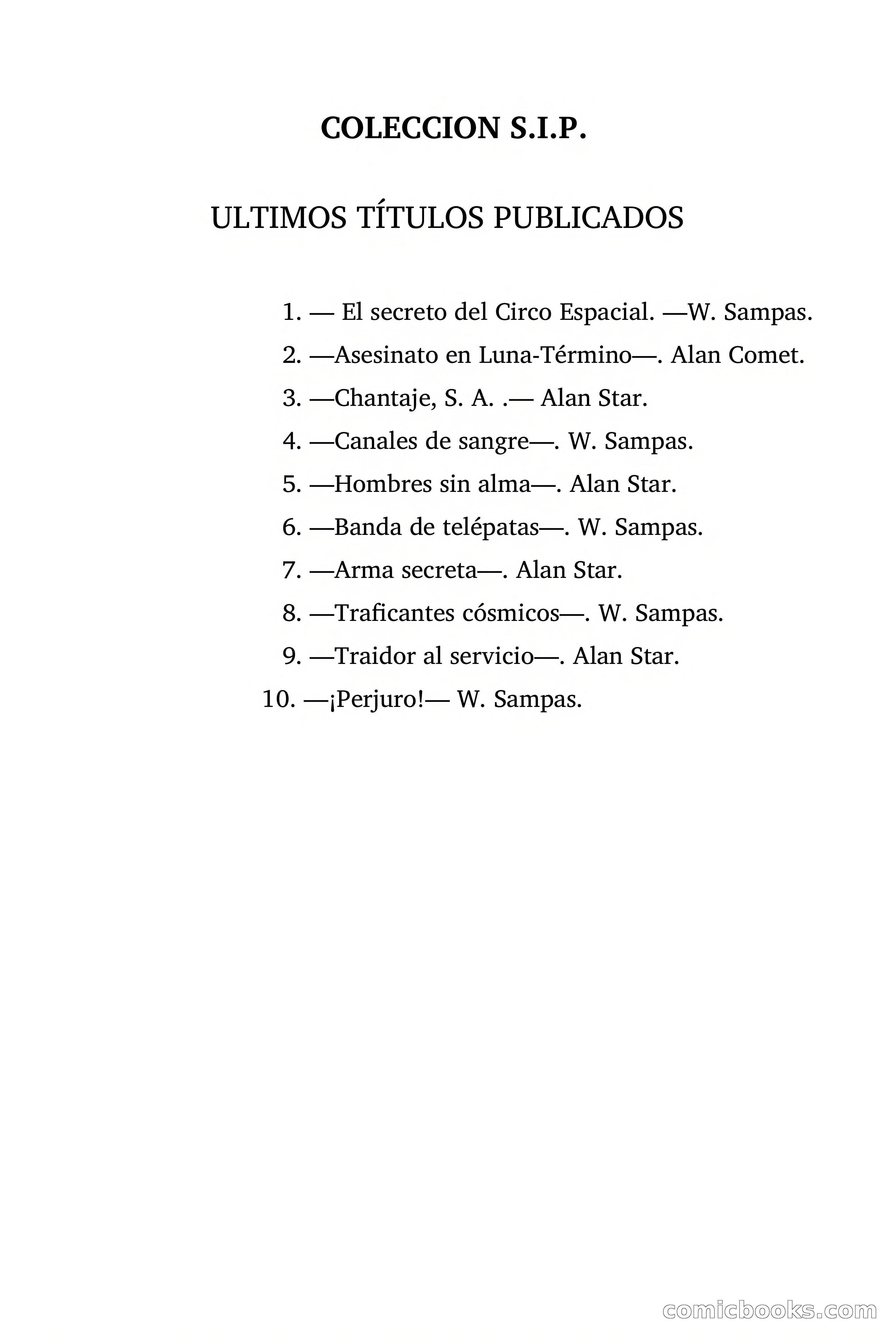 Asesinato, Servicio Garantizado — page 87 of 88