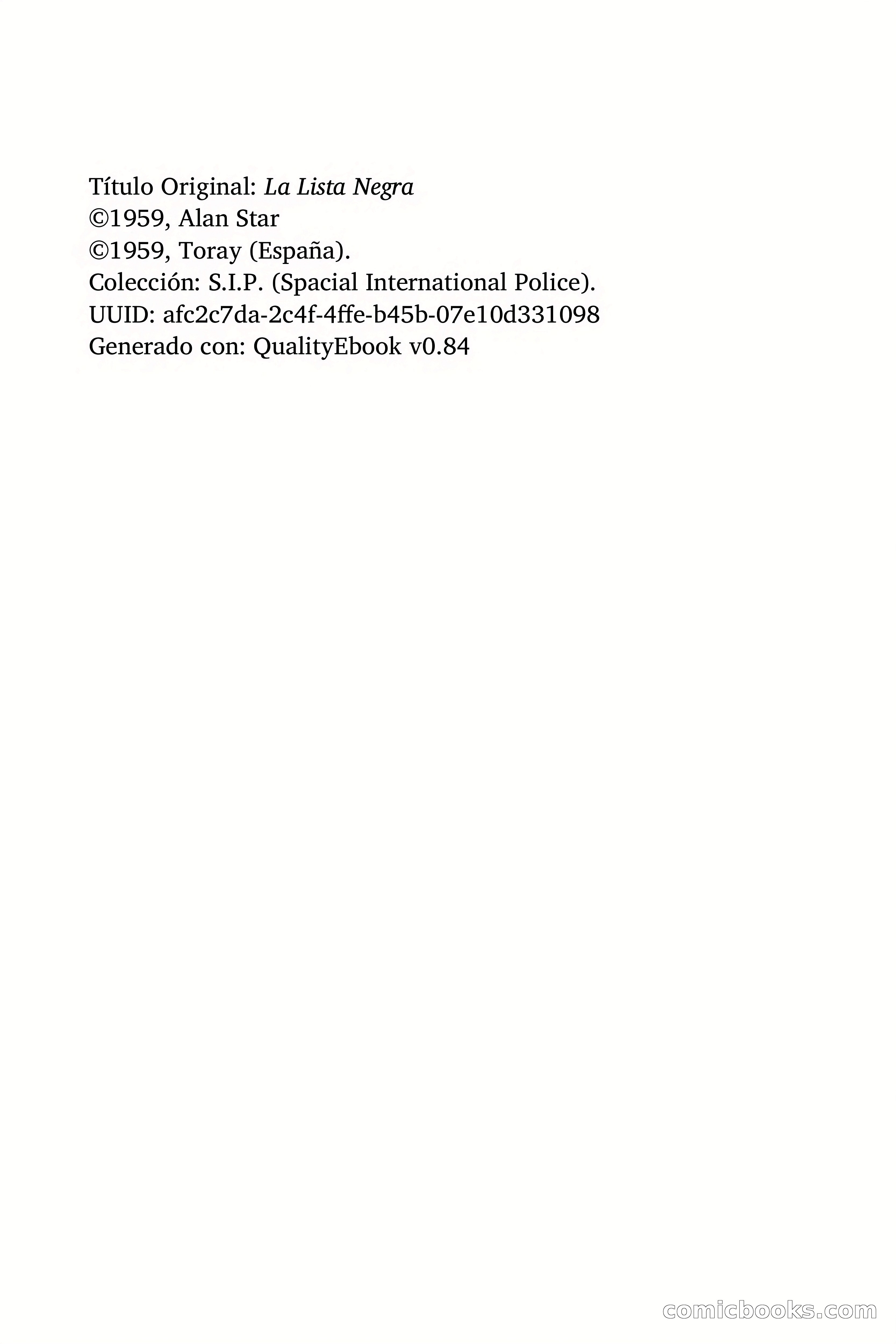 La Lista Negra (The Black List) — page 3 of 93