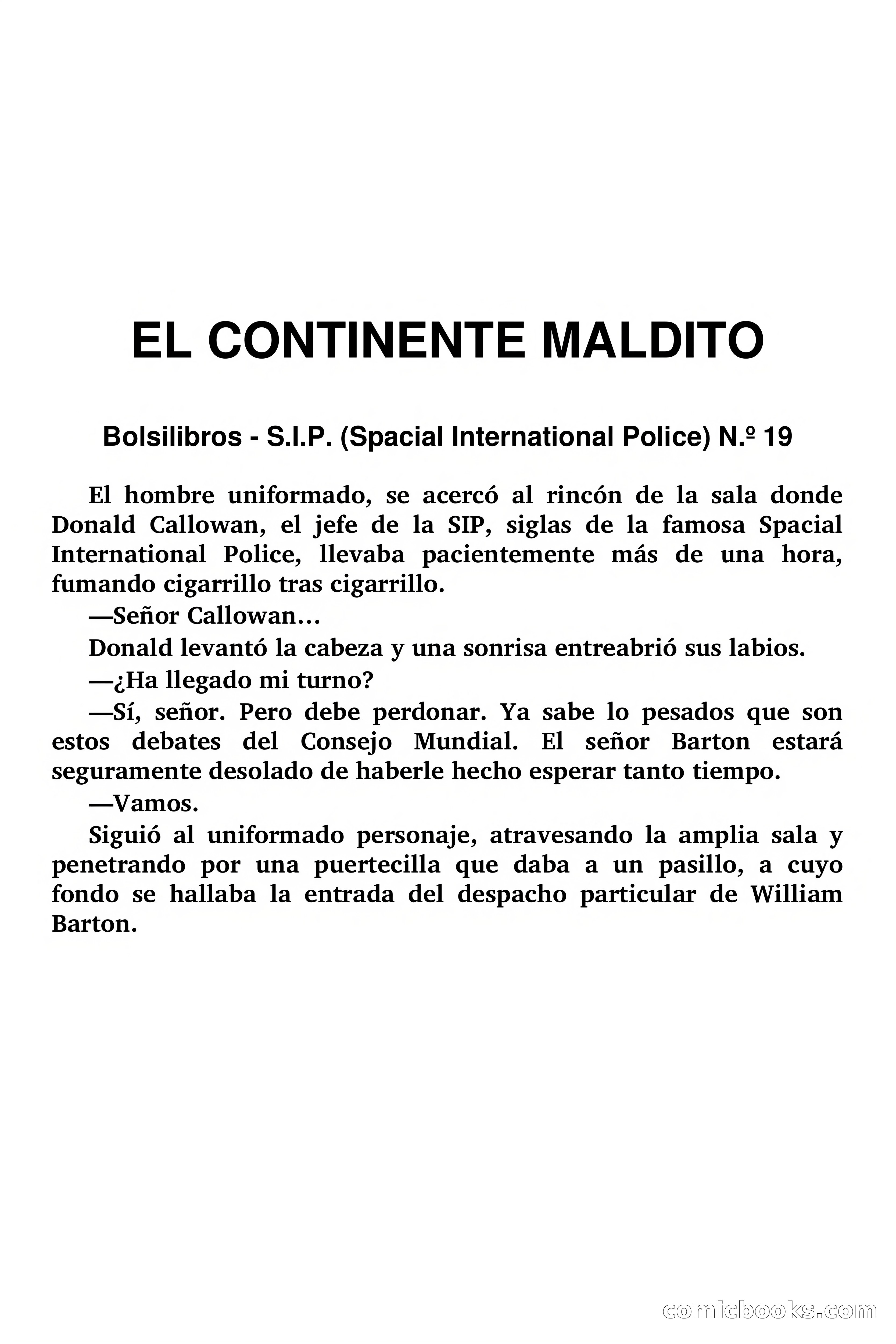 El Continente Maldito — page 2 of 91