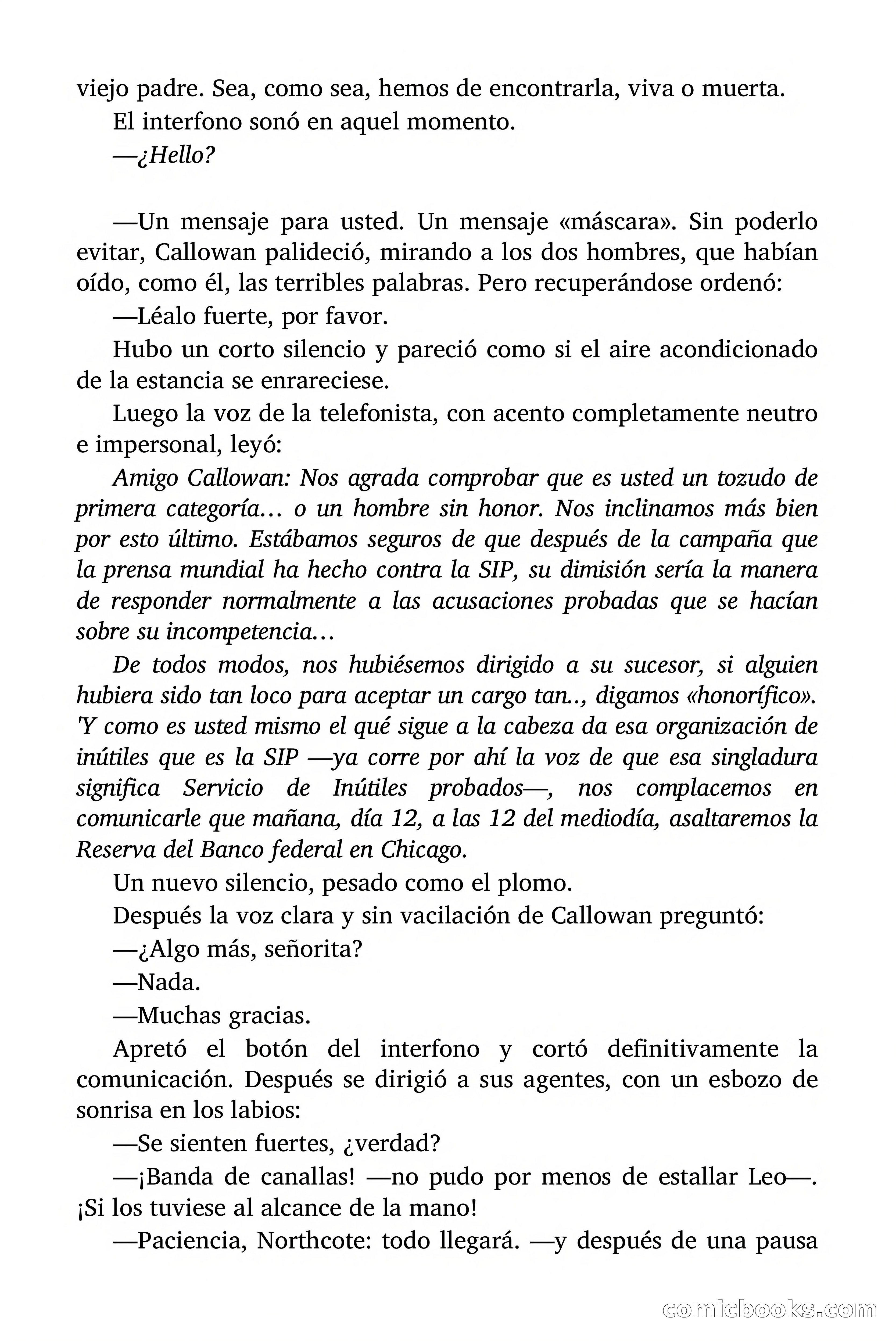 ¡Miedo en la S.I.P.! (Fear at S.I.P.) — page 57 of 97