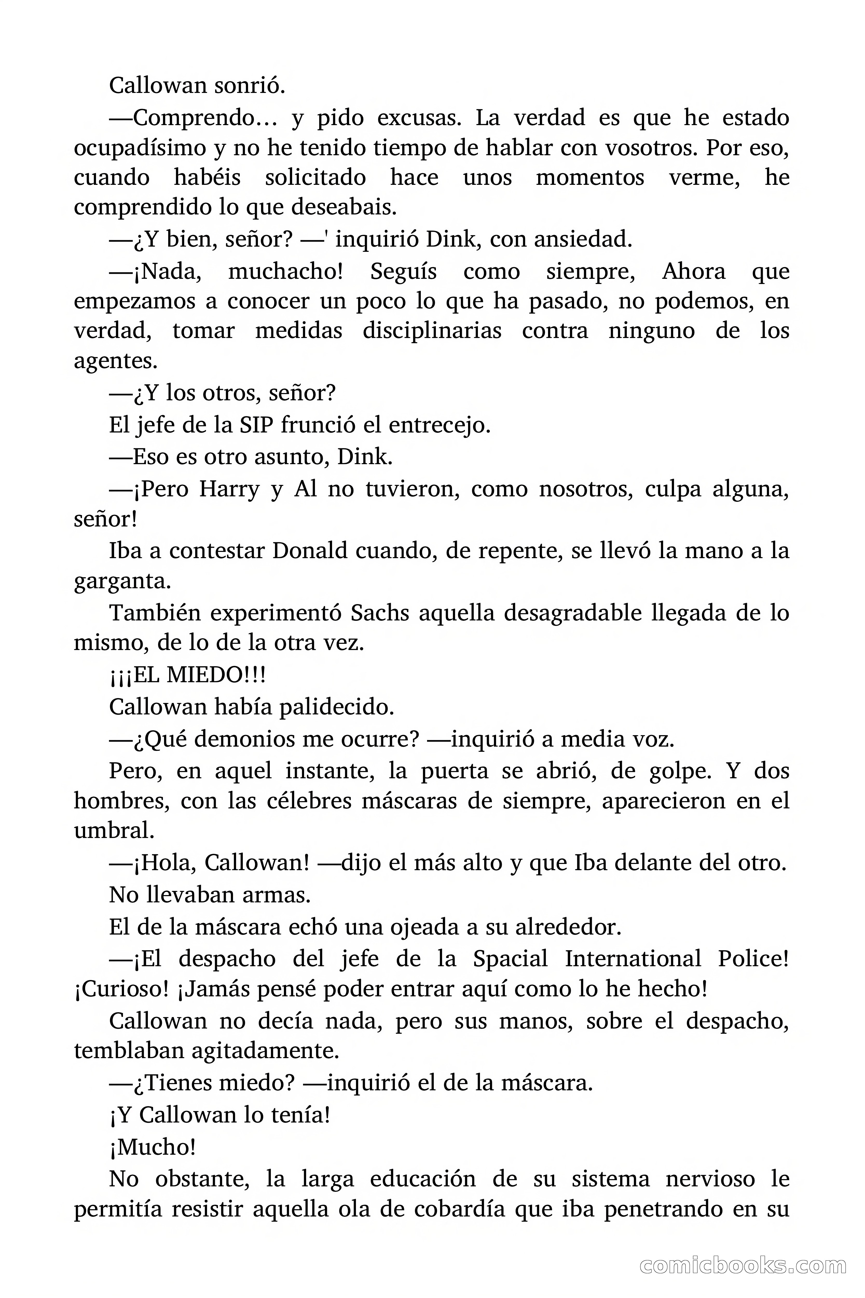 ¡Miedo en la S.I.P.! (Fear at S.I.P.) — page 82 of 97