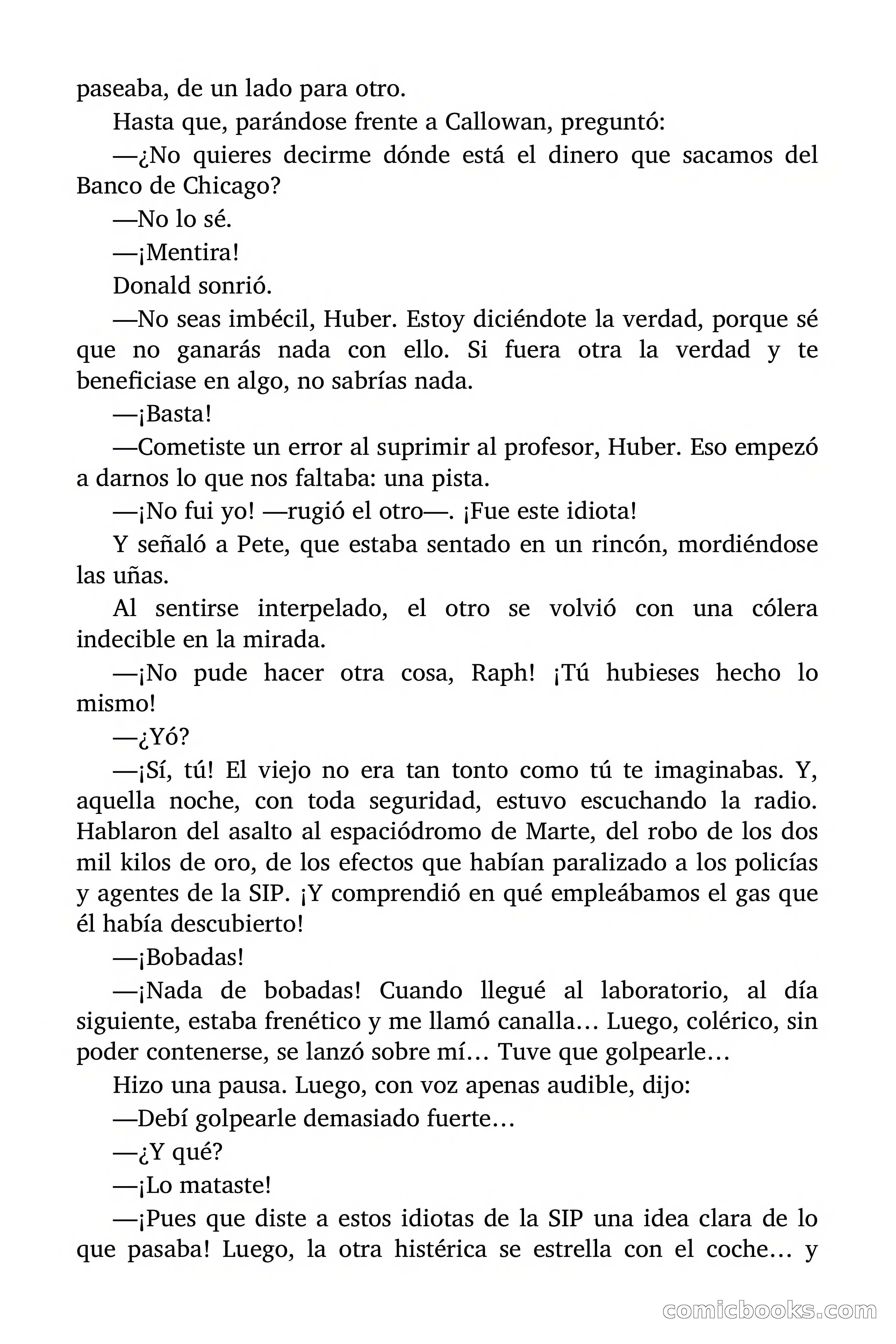 ¡Miedo en la S.I.P.! (Fear at S.I.P.) — page 92 of 97