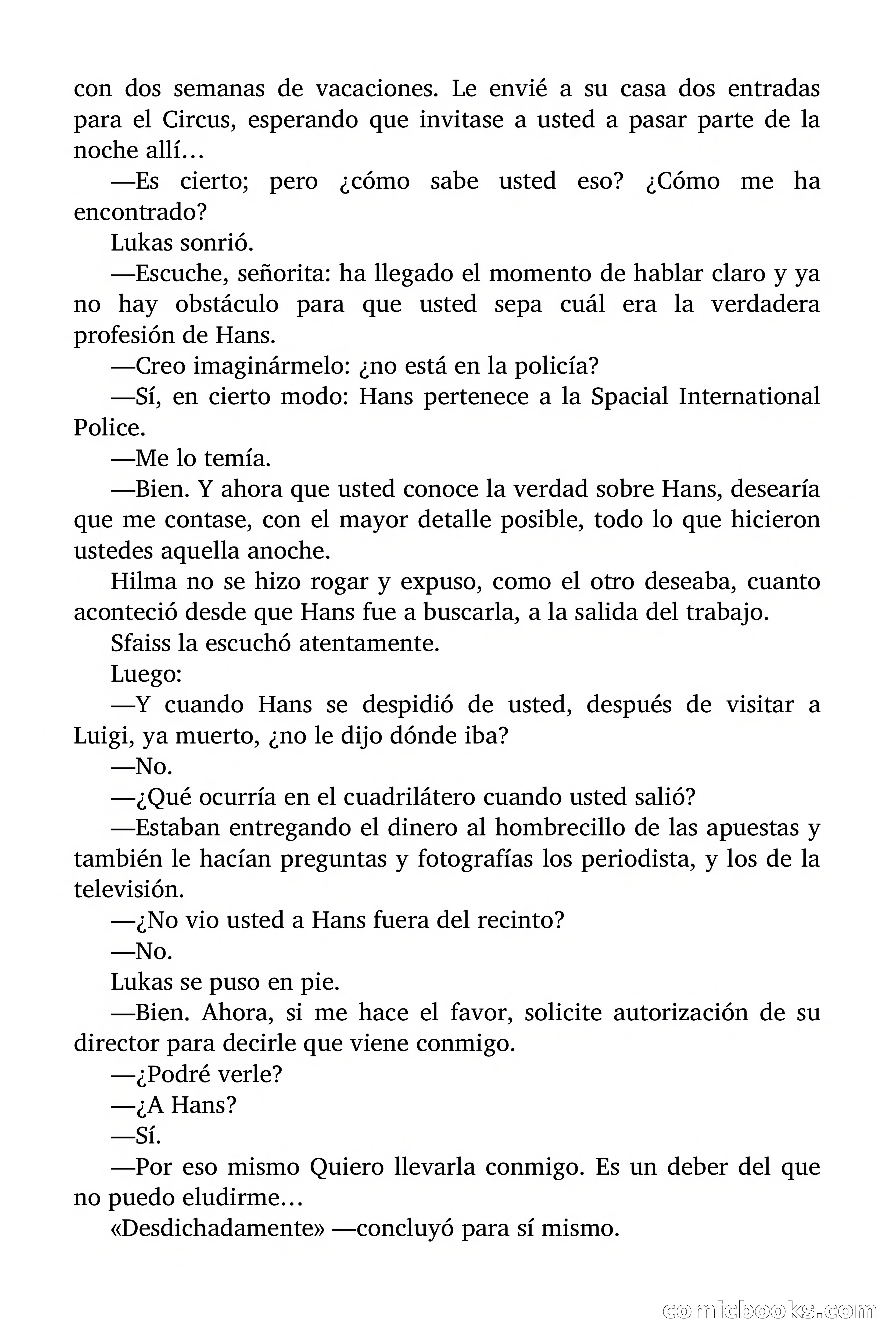 SIP: Spacial International Police — Ídolos de barro — page 34 of 107