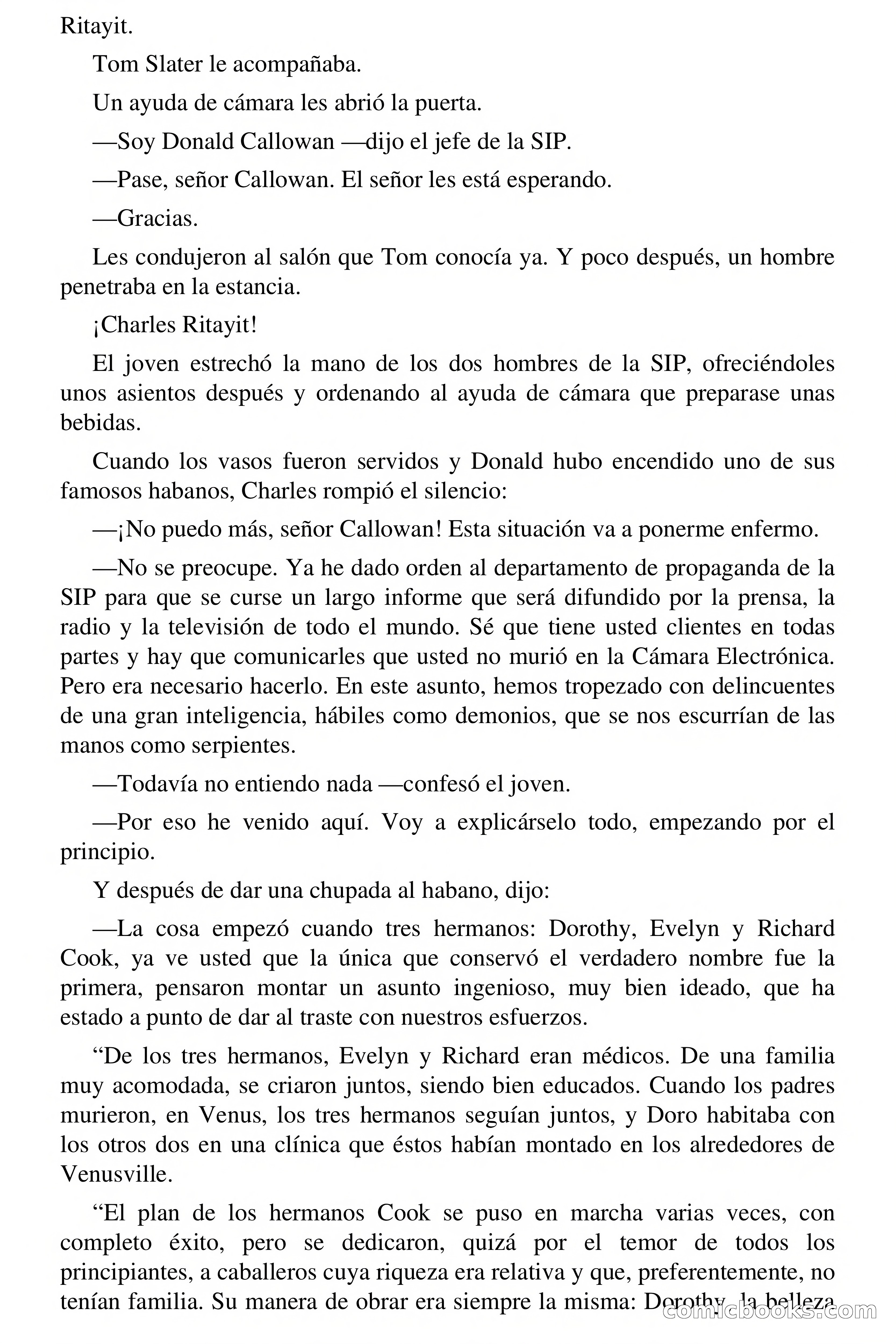 S.I.P. #56: Trampa para Caballeros — page 71 of 80