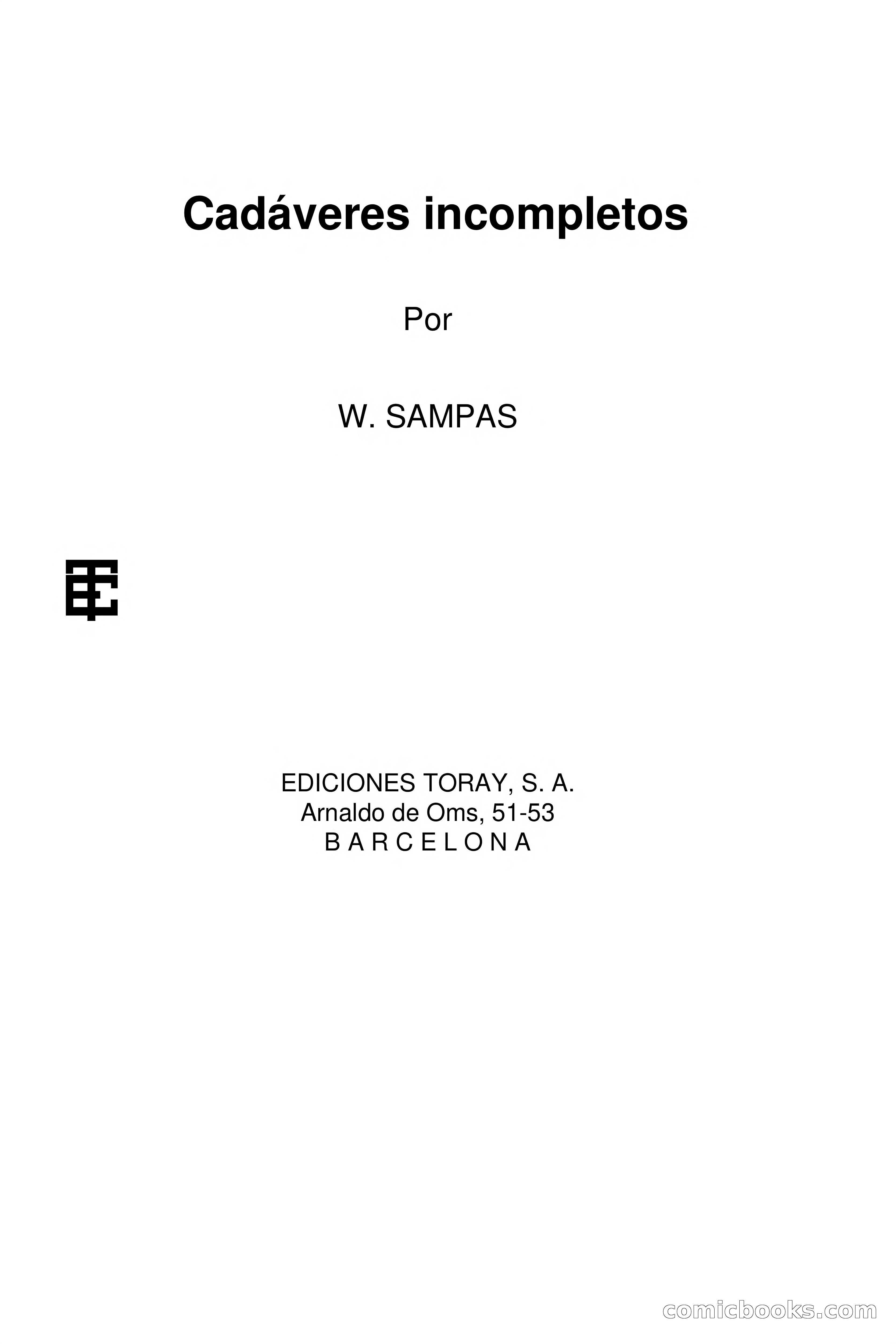 Cadáveres incompletos — page 3 of 77