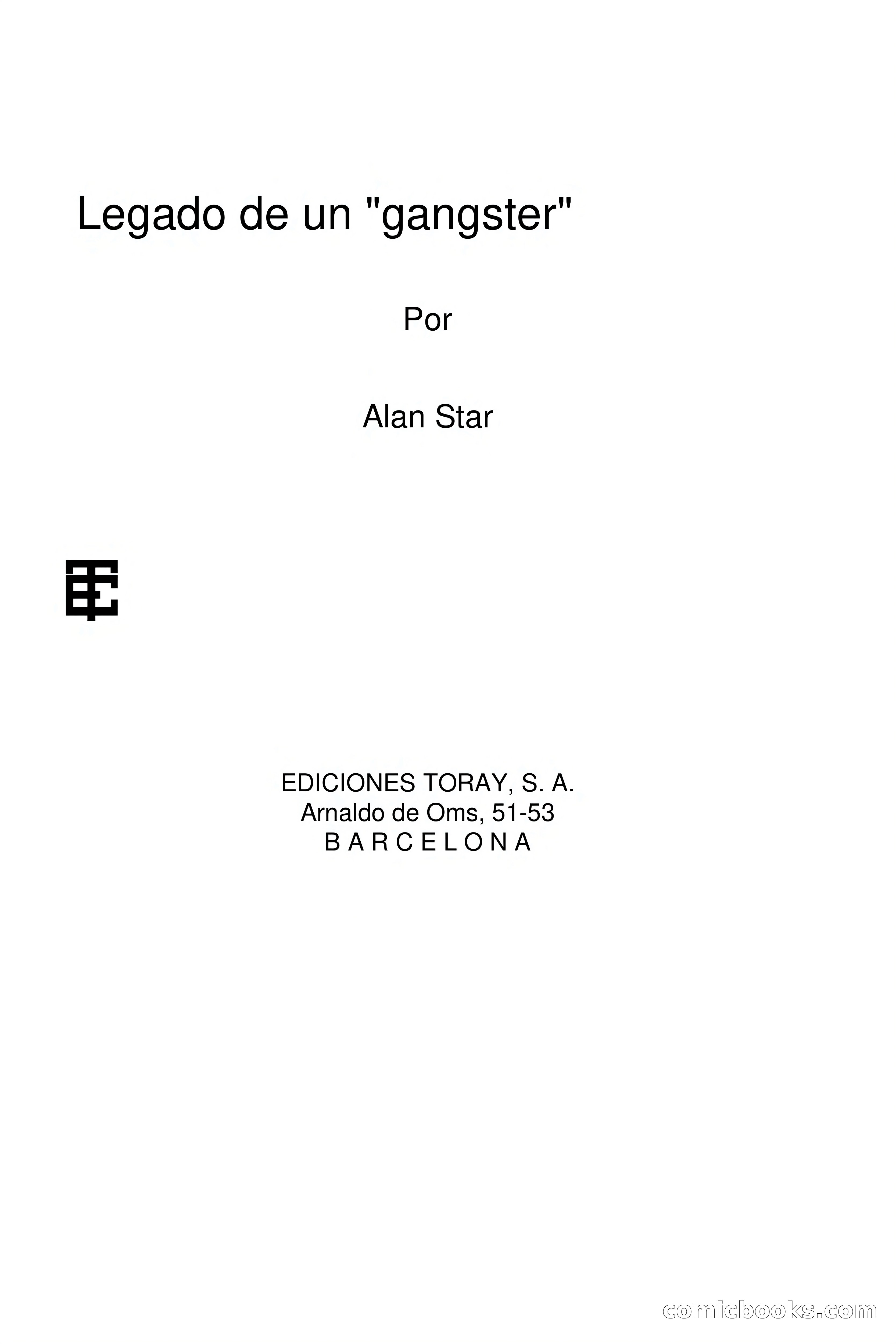 Legado de un "Gangster" — page 3 of 83