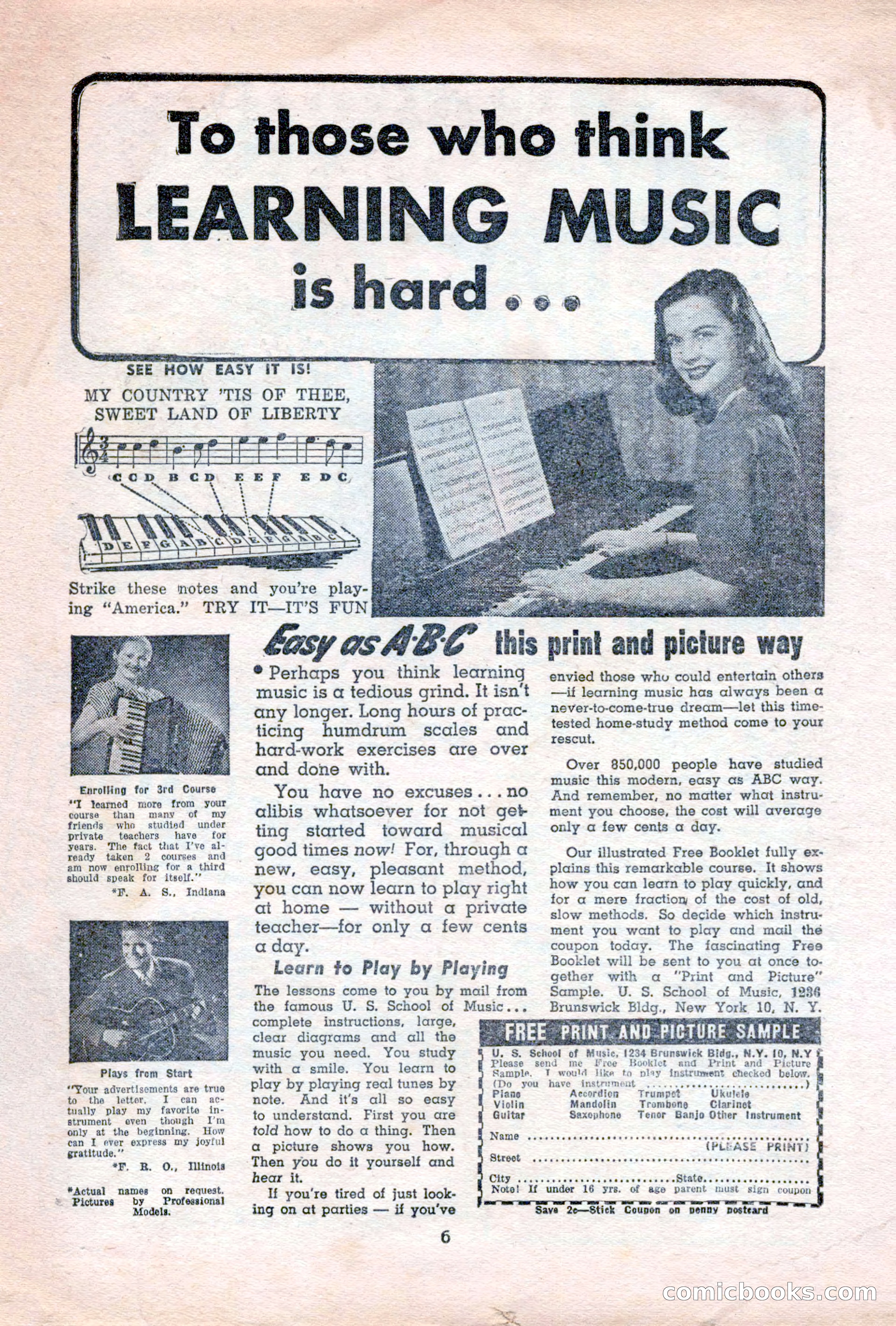Sports Fiction, June 1947 — page 6 of 100