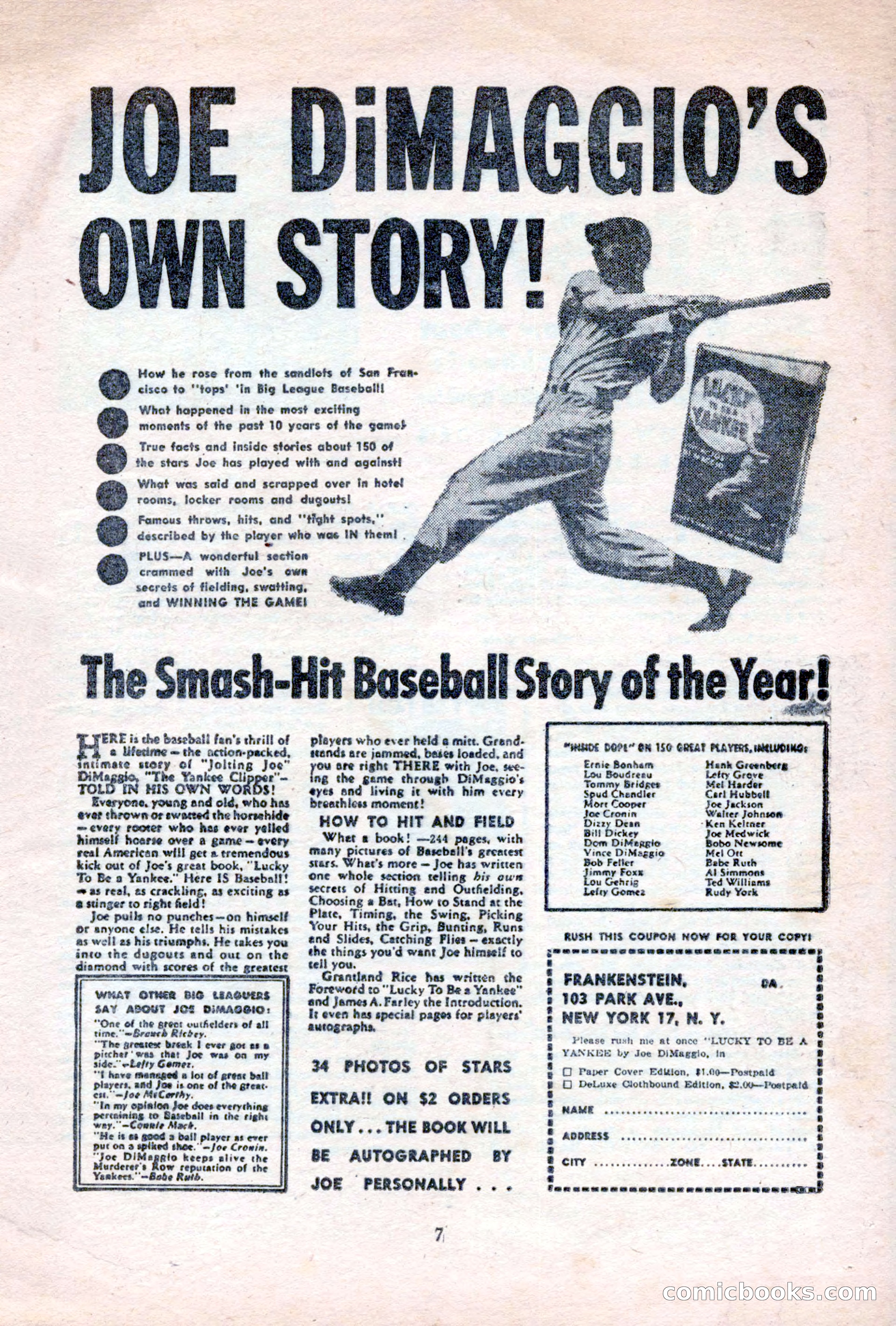Sports Fiction, June 1947 — page 7 of 100