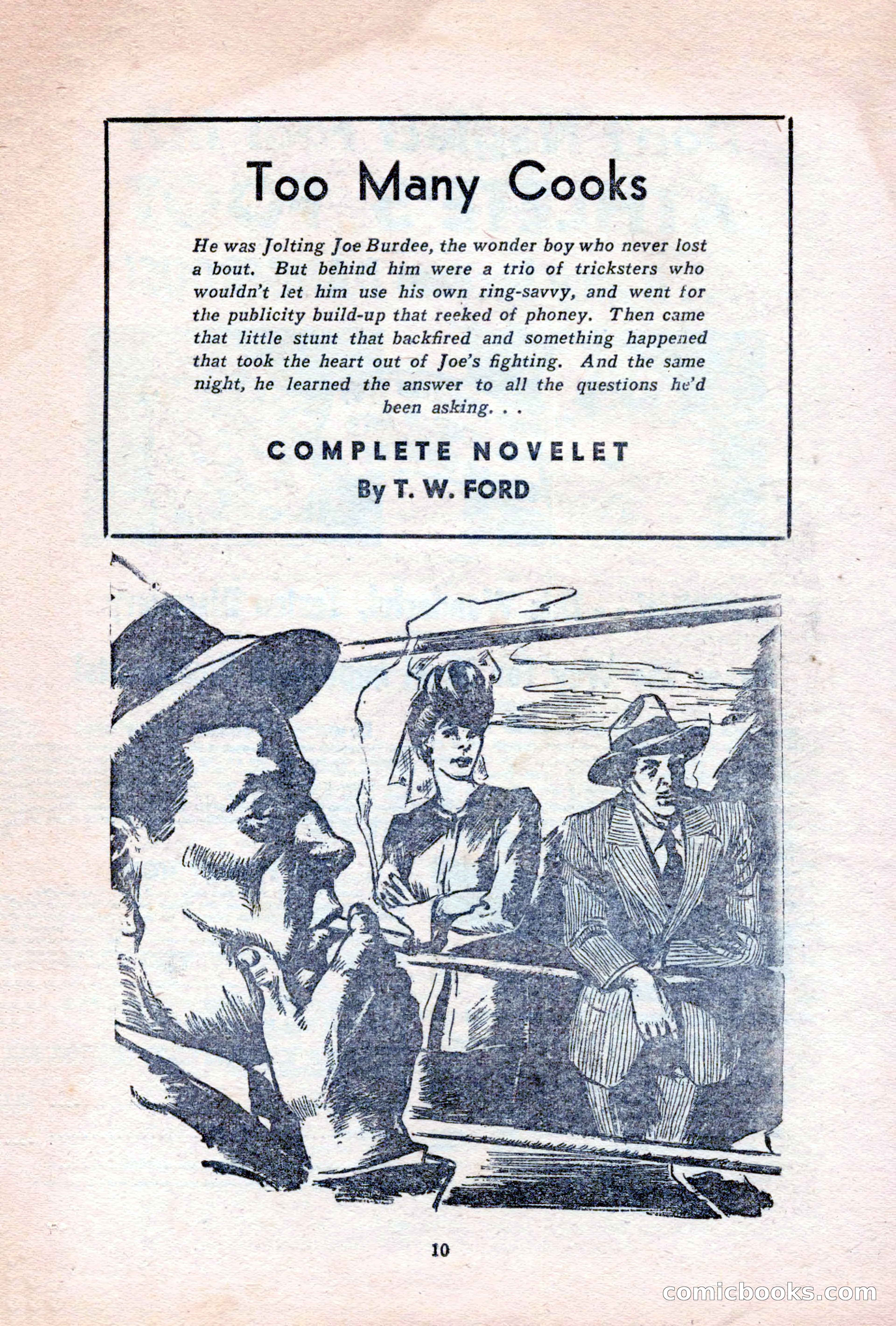 Sports Fiction, June 1947 — page 10 of 100