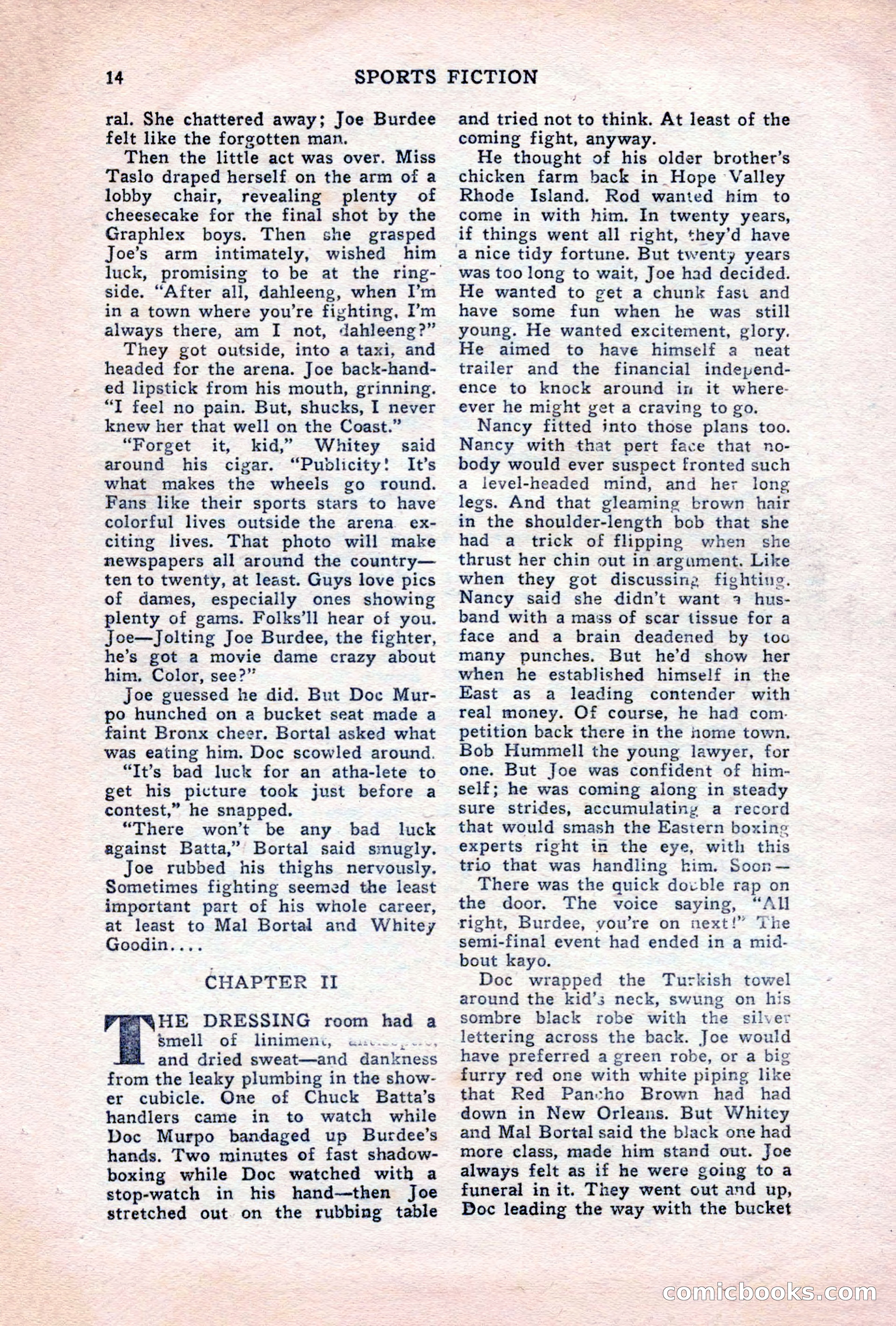 Sports Fiction, June 1947 — page 14 of 100