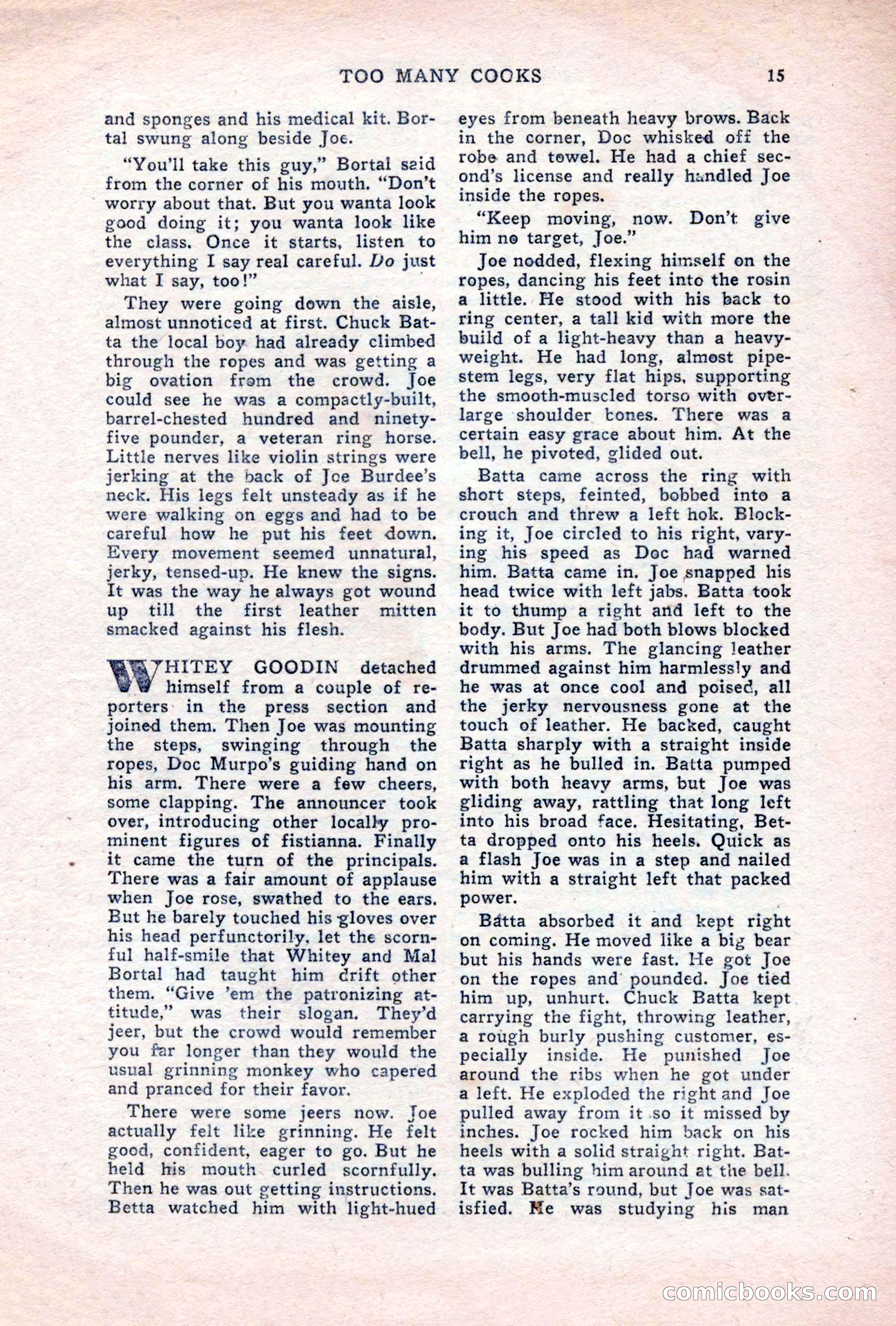 Sports Fiction, June 1947 — page 15 of 100