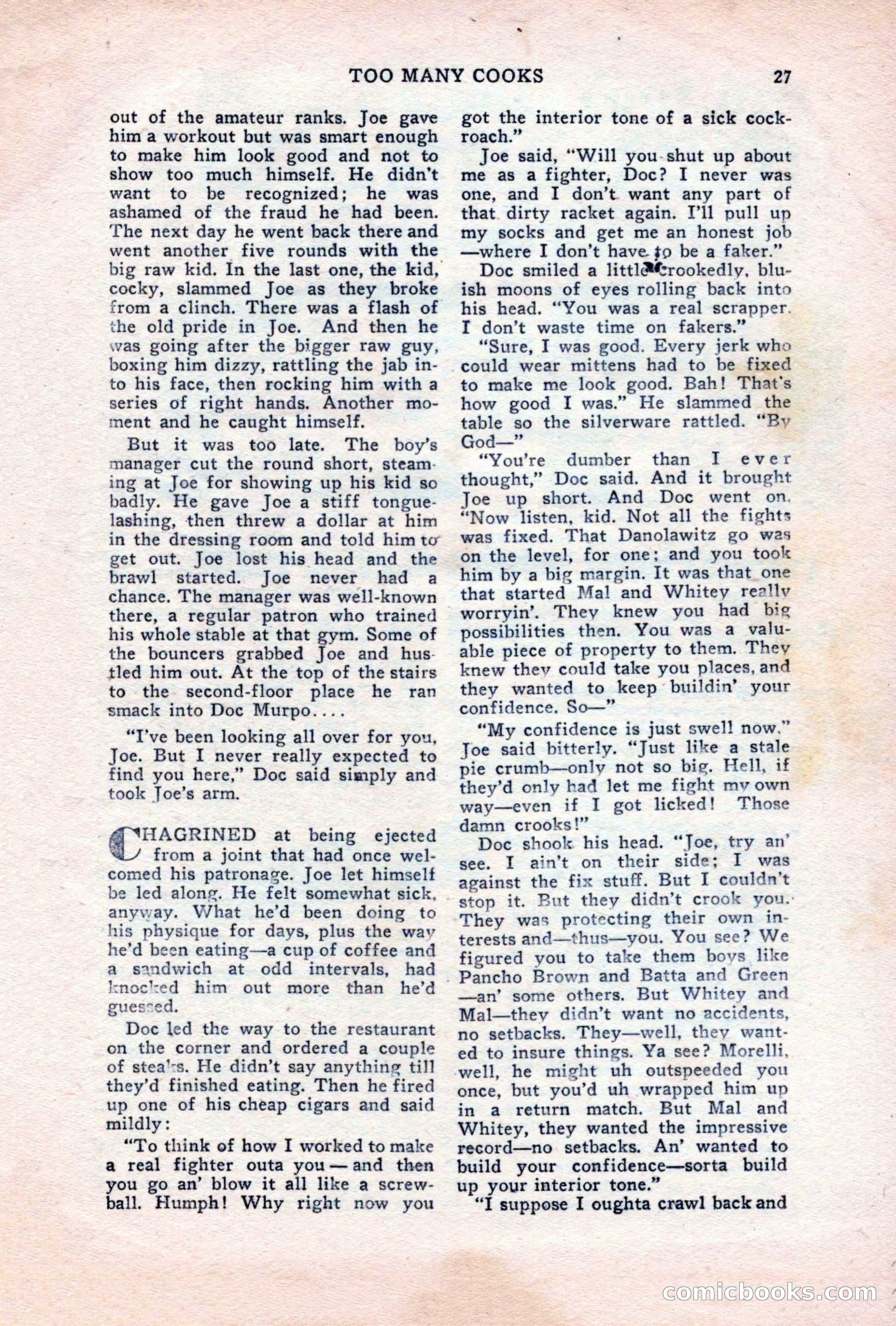 Sports Fiction, June 1947 — page 27 of 100