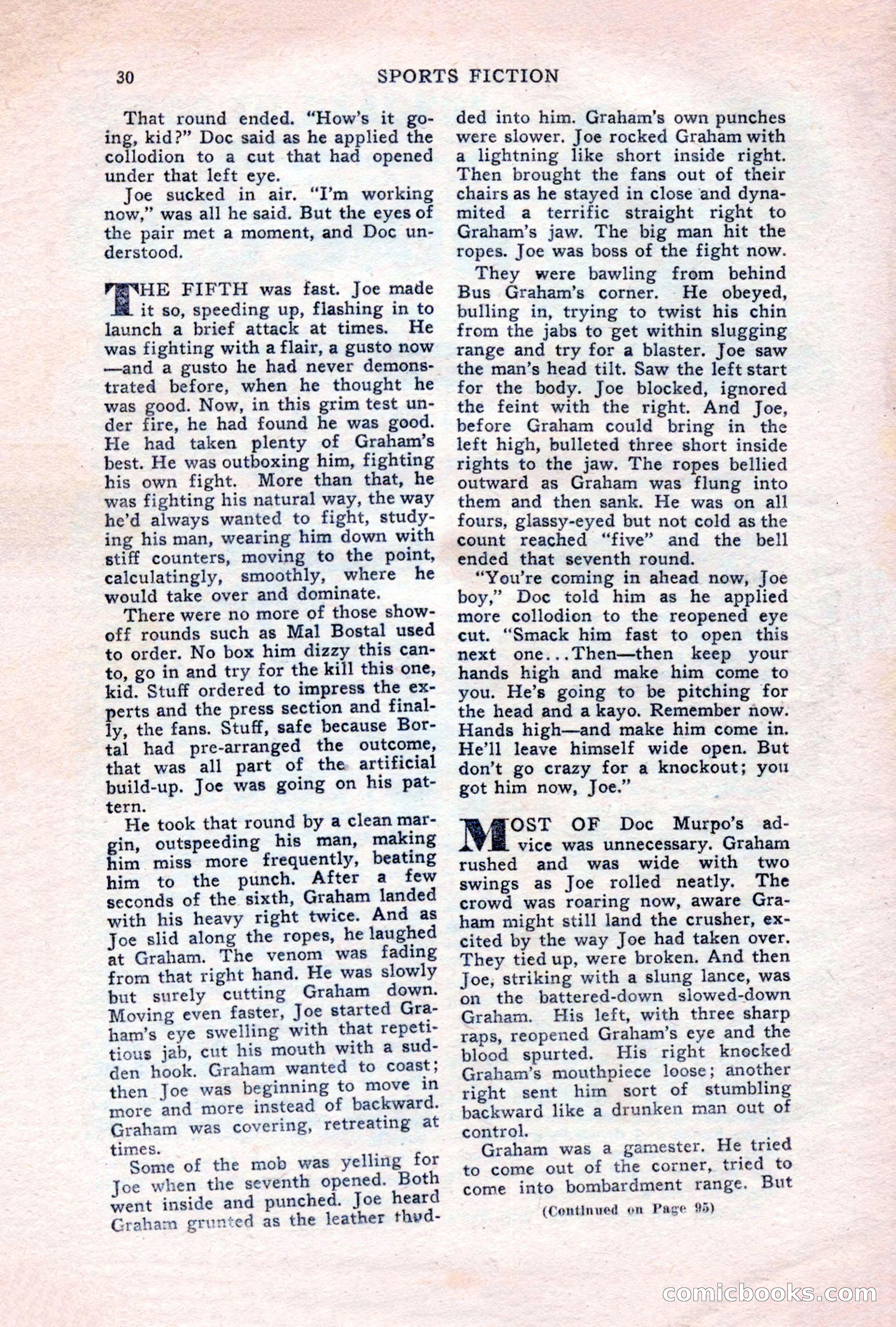 Sports Fiction, June 1947 — page 30 of 100