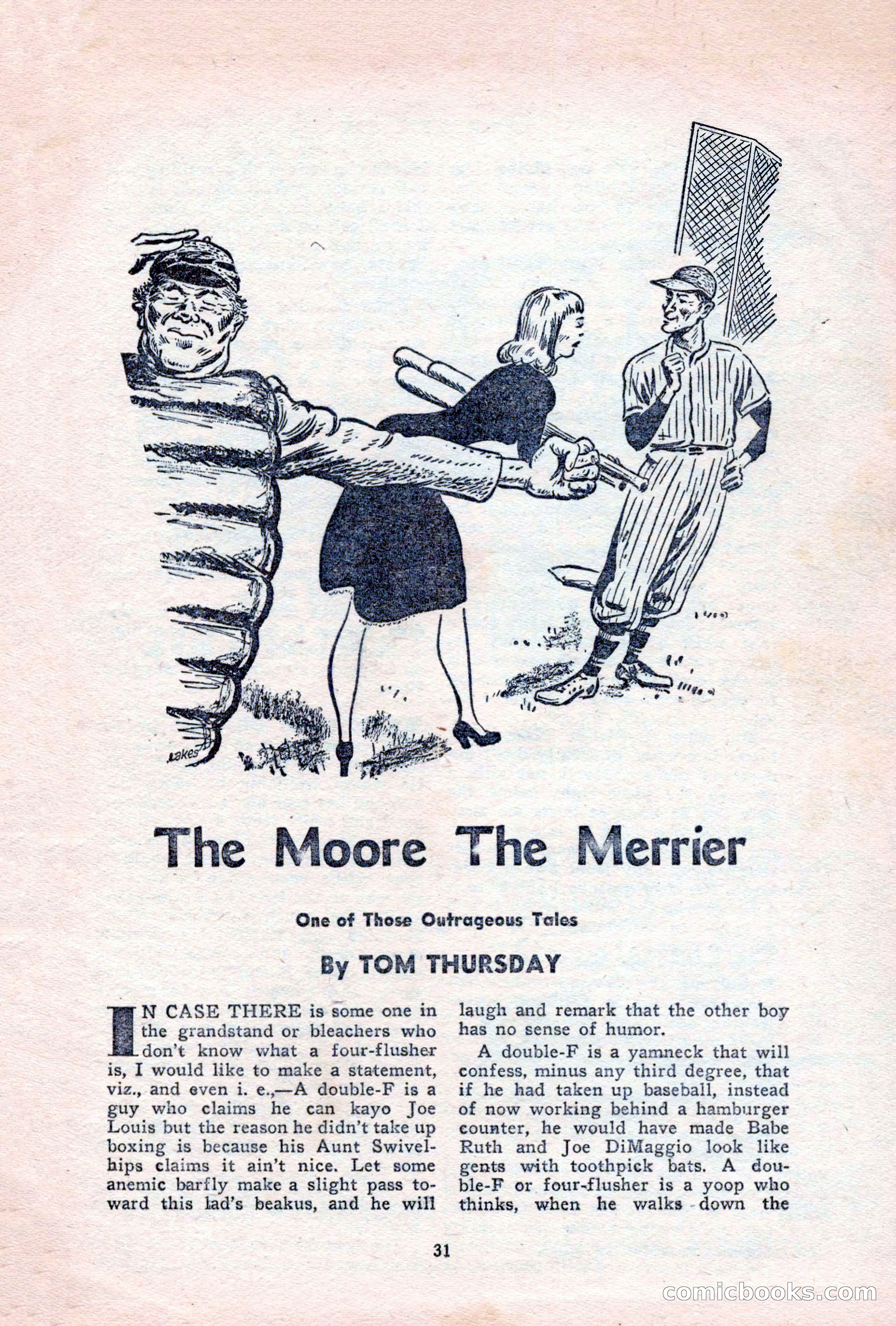 Sports Fiction, June 1947 — page 31 of 100