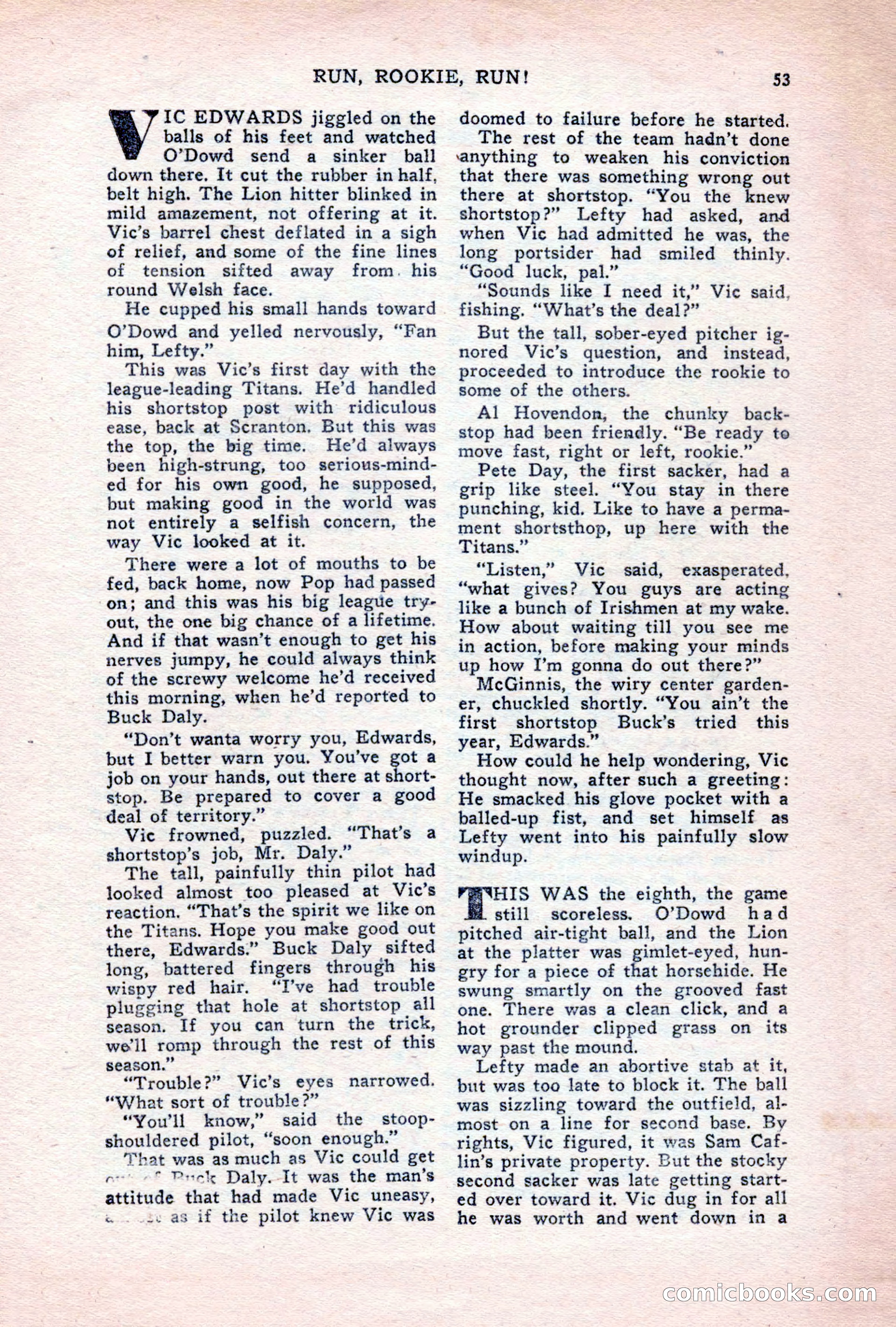 Sports Fiction, June 1947 — page 53 of 100