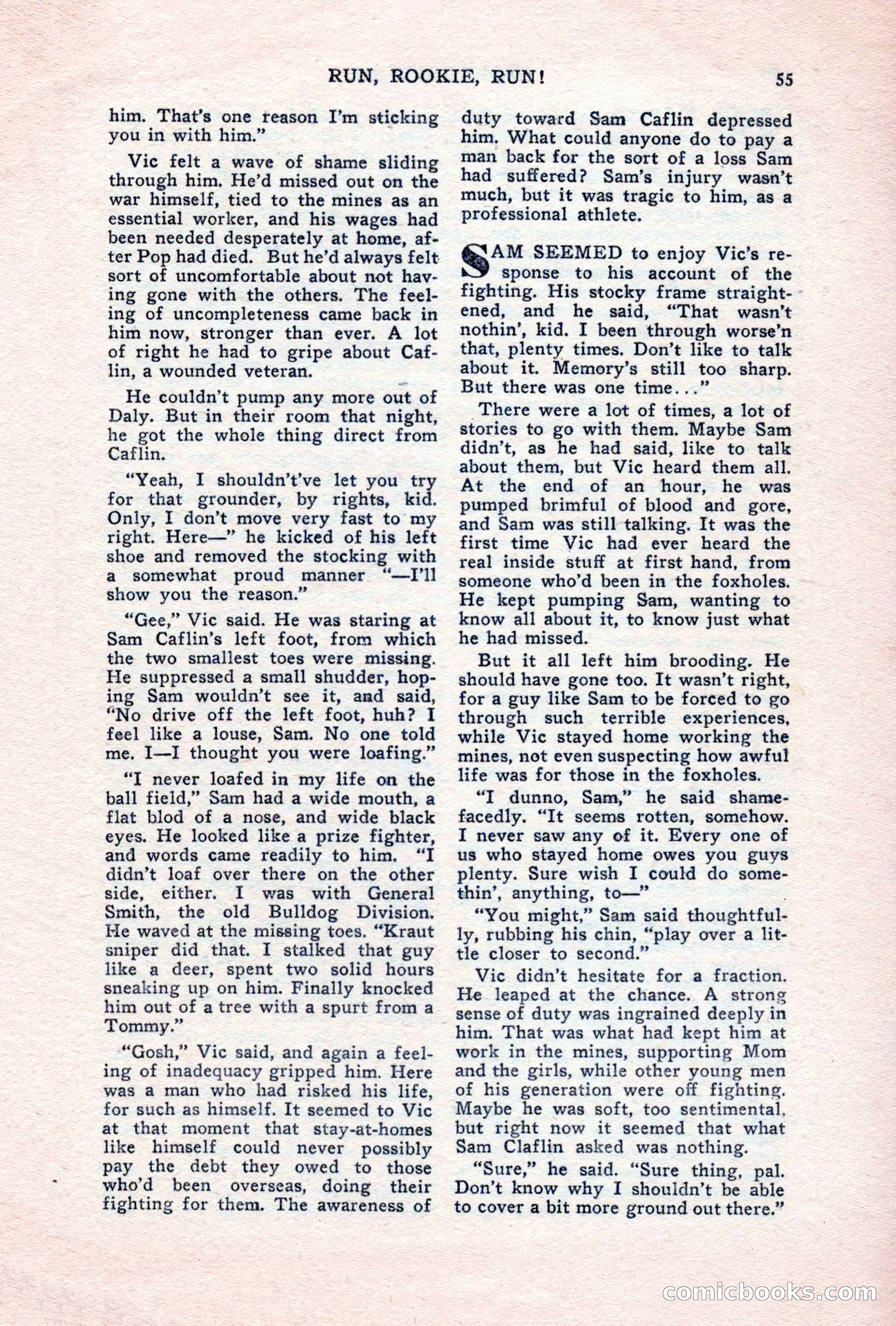 Sports Fiction, June 1947 — page 55 of 100