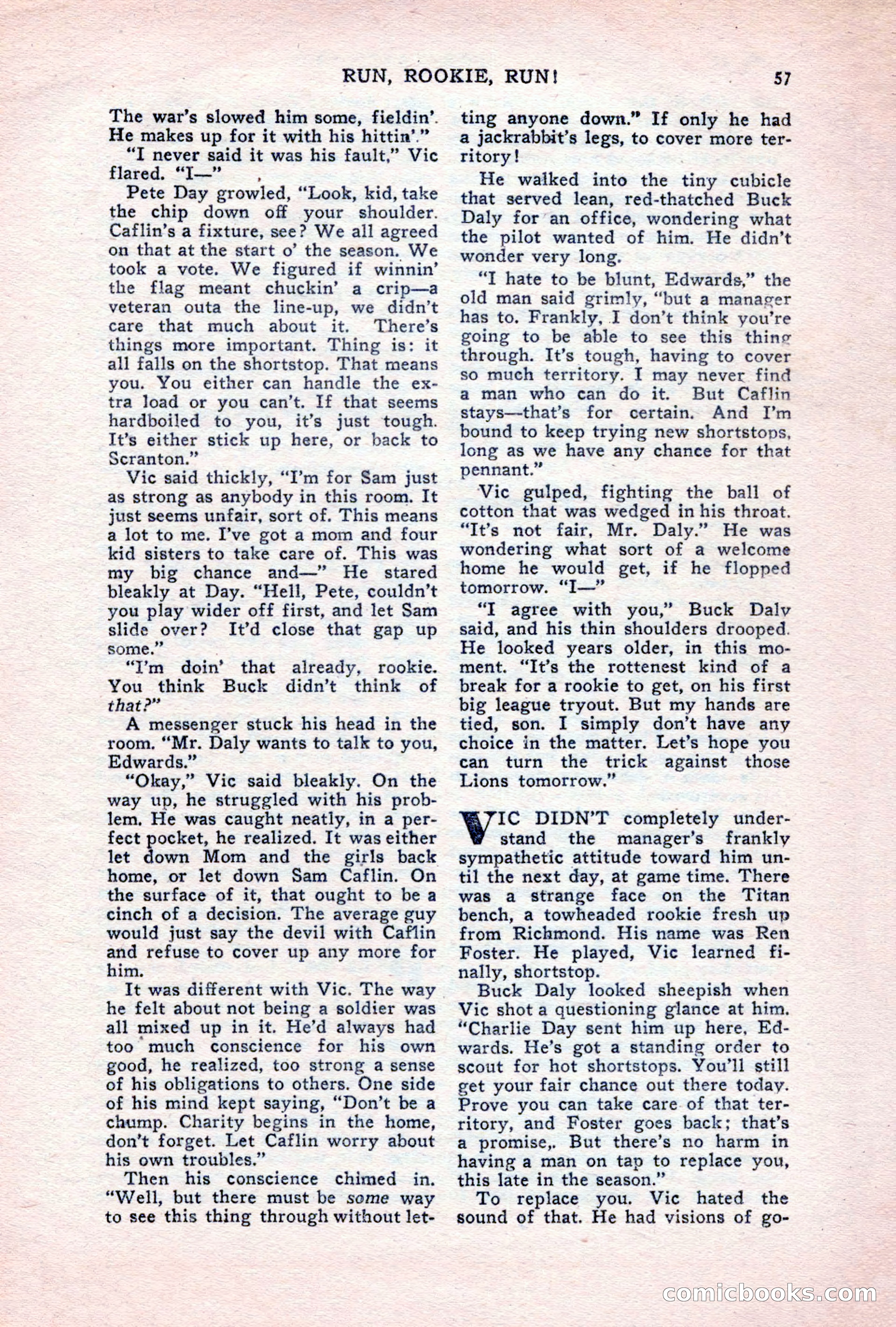 Sports Fiction, June 1947 — page 57 of 100