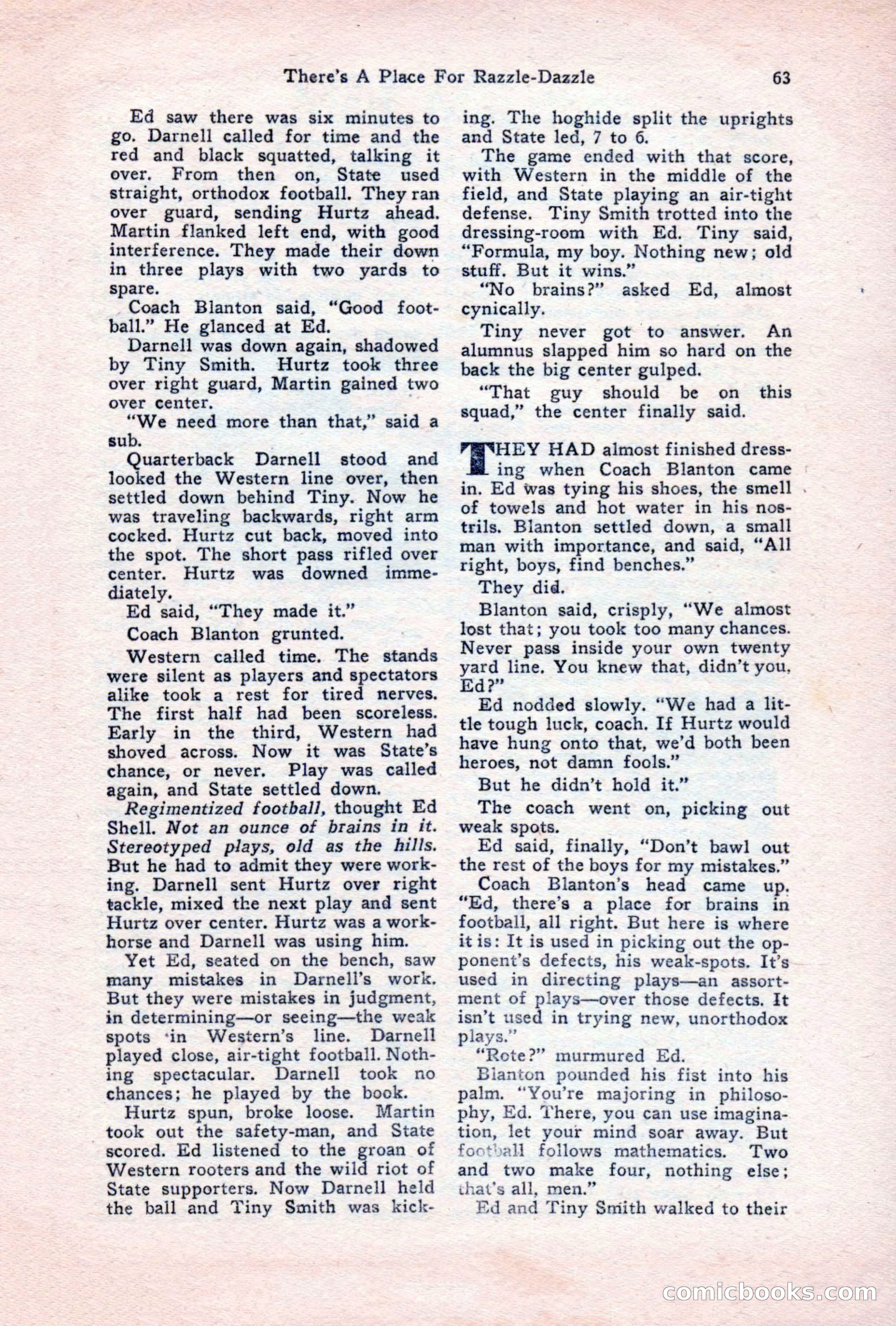 Sports Fiction, June 1947 — page 63 of 100