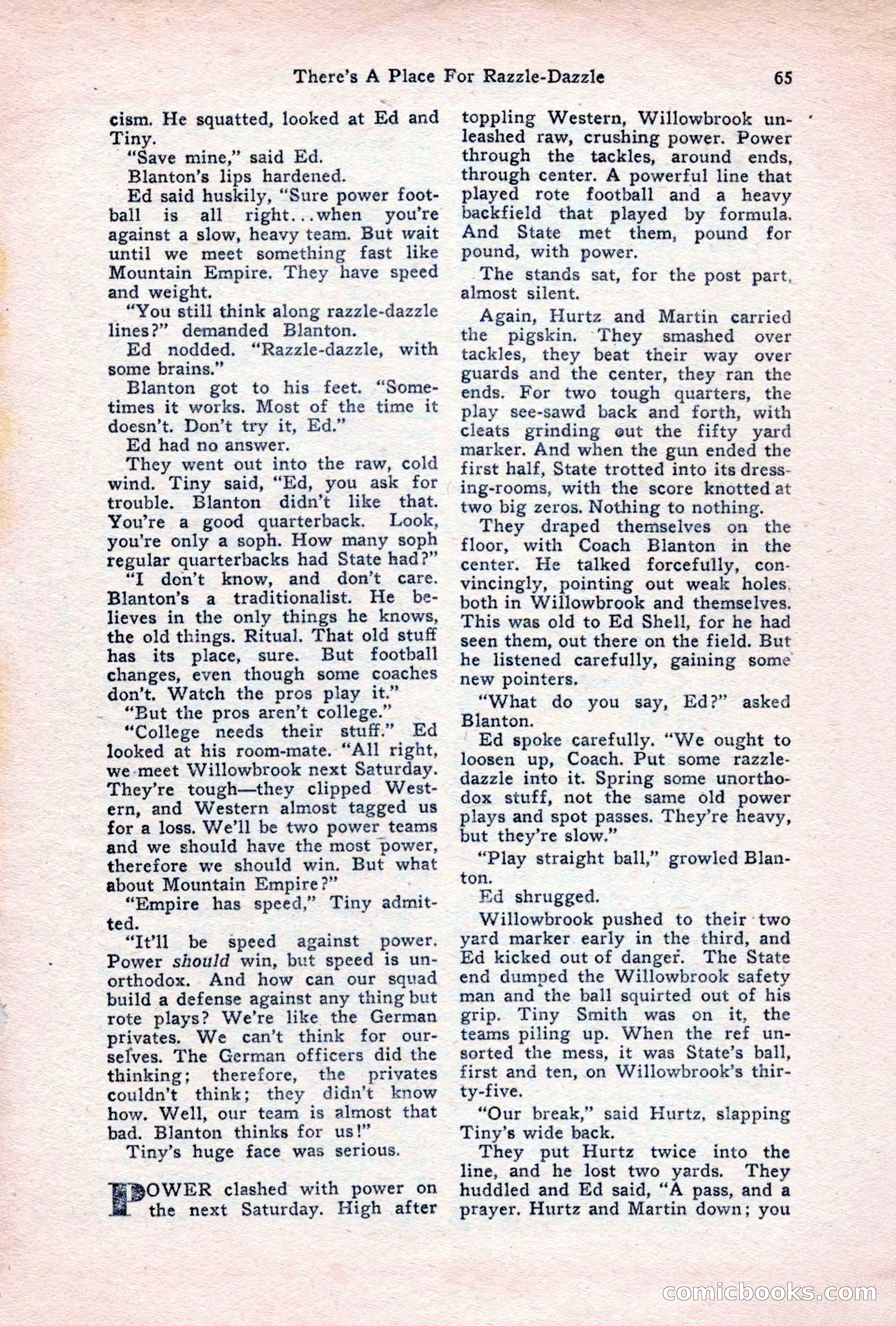 Sports Fiction, June 1947 — page 65 of 100