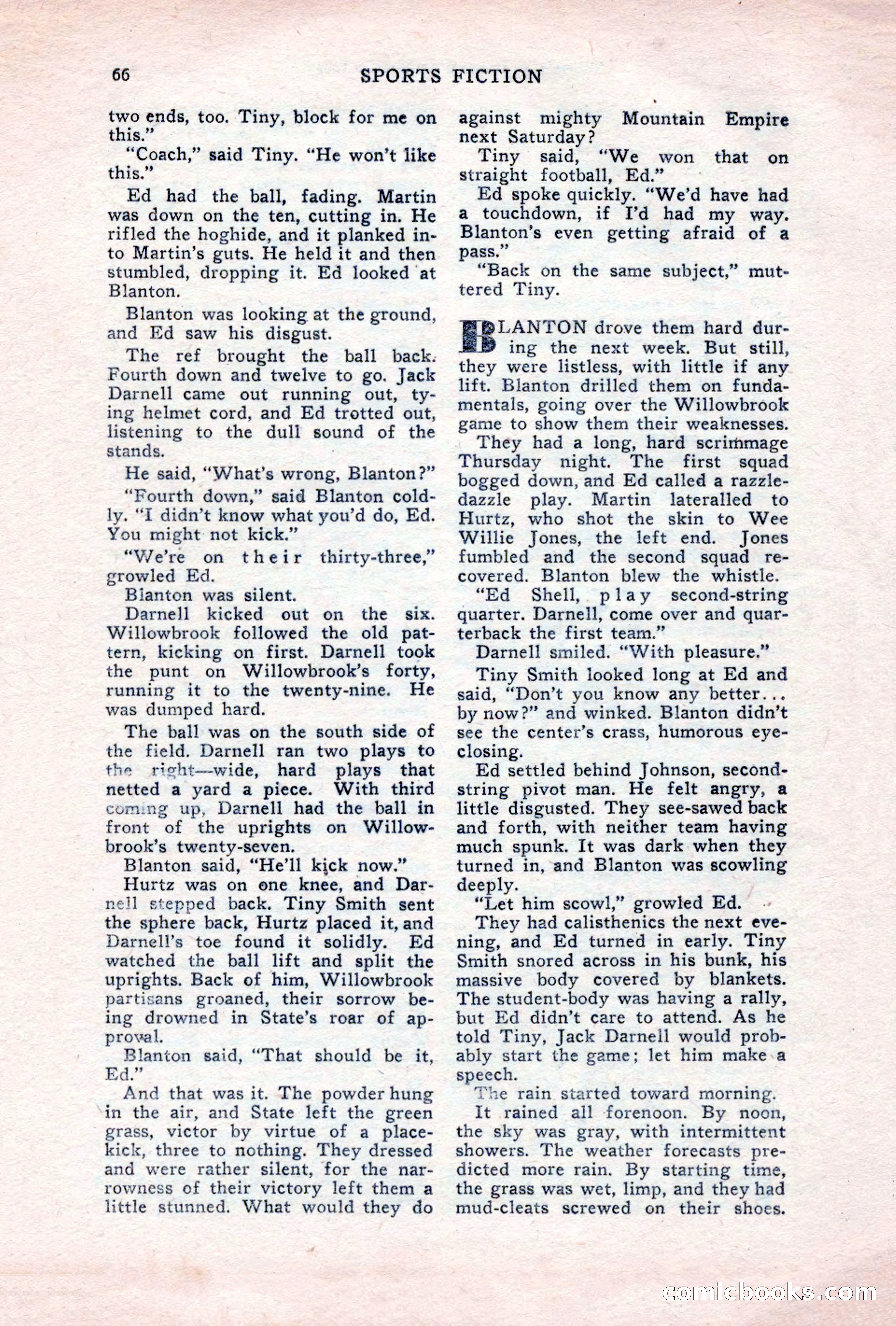 Sports Fiction, June 1947 — page 66 of 100