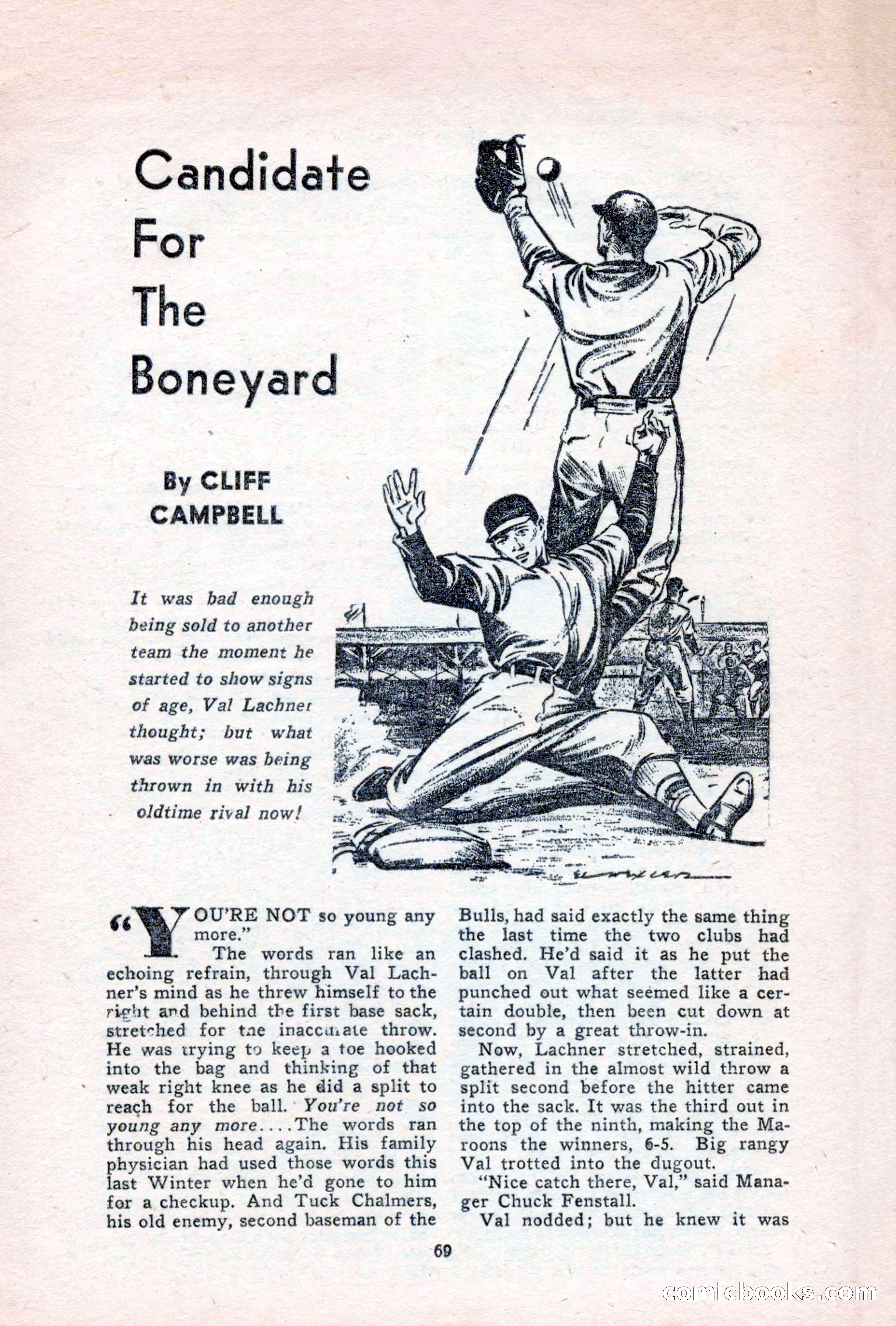 Sports Fiction, June 1947 — page 69 of 100