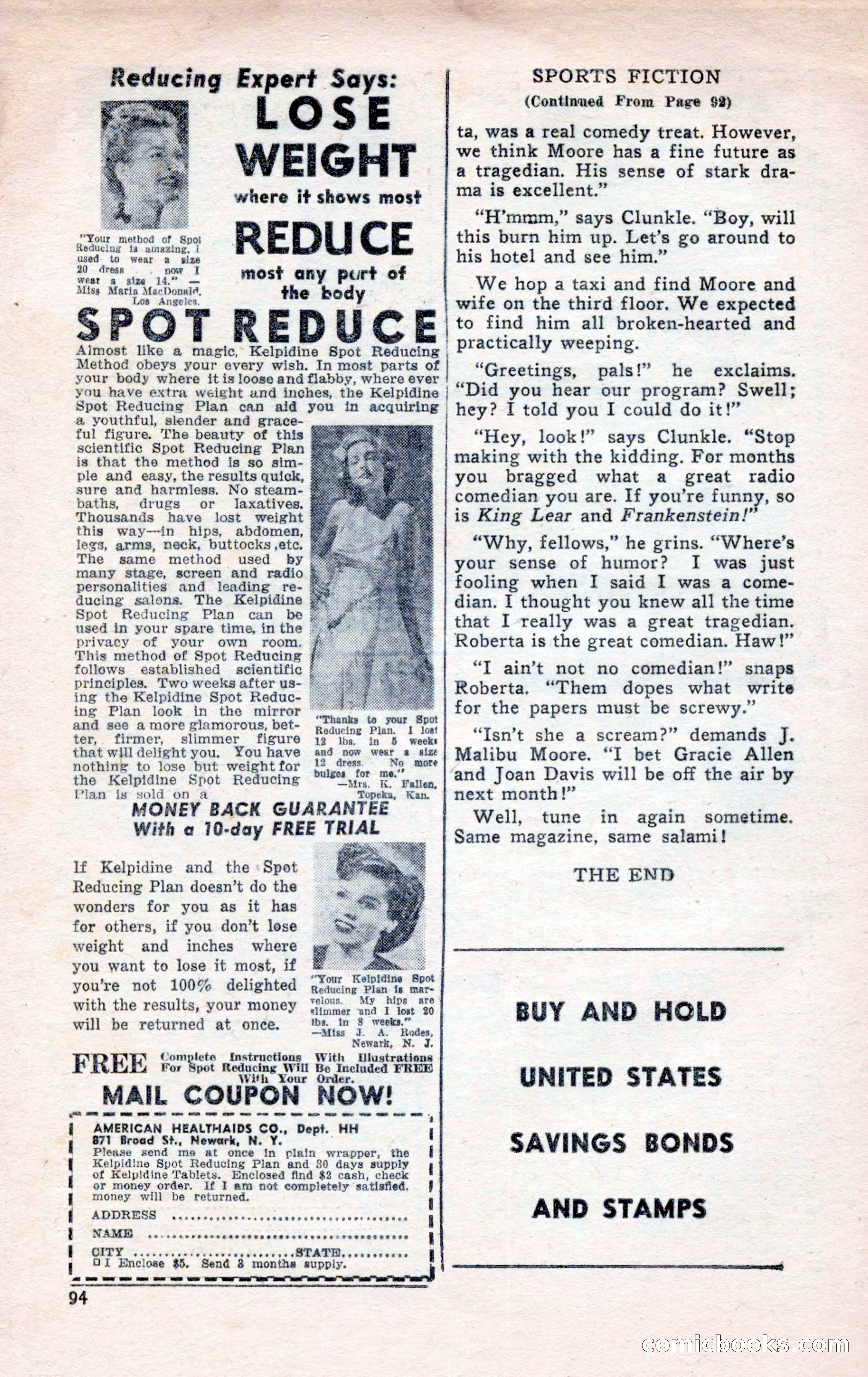 Sports Fiction, June 1947 — page 94 of 100
