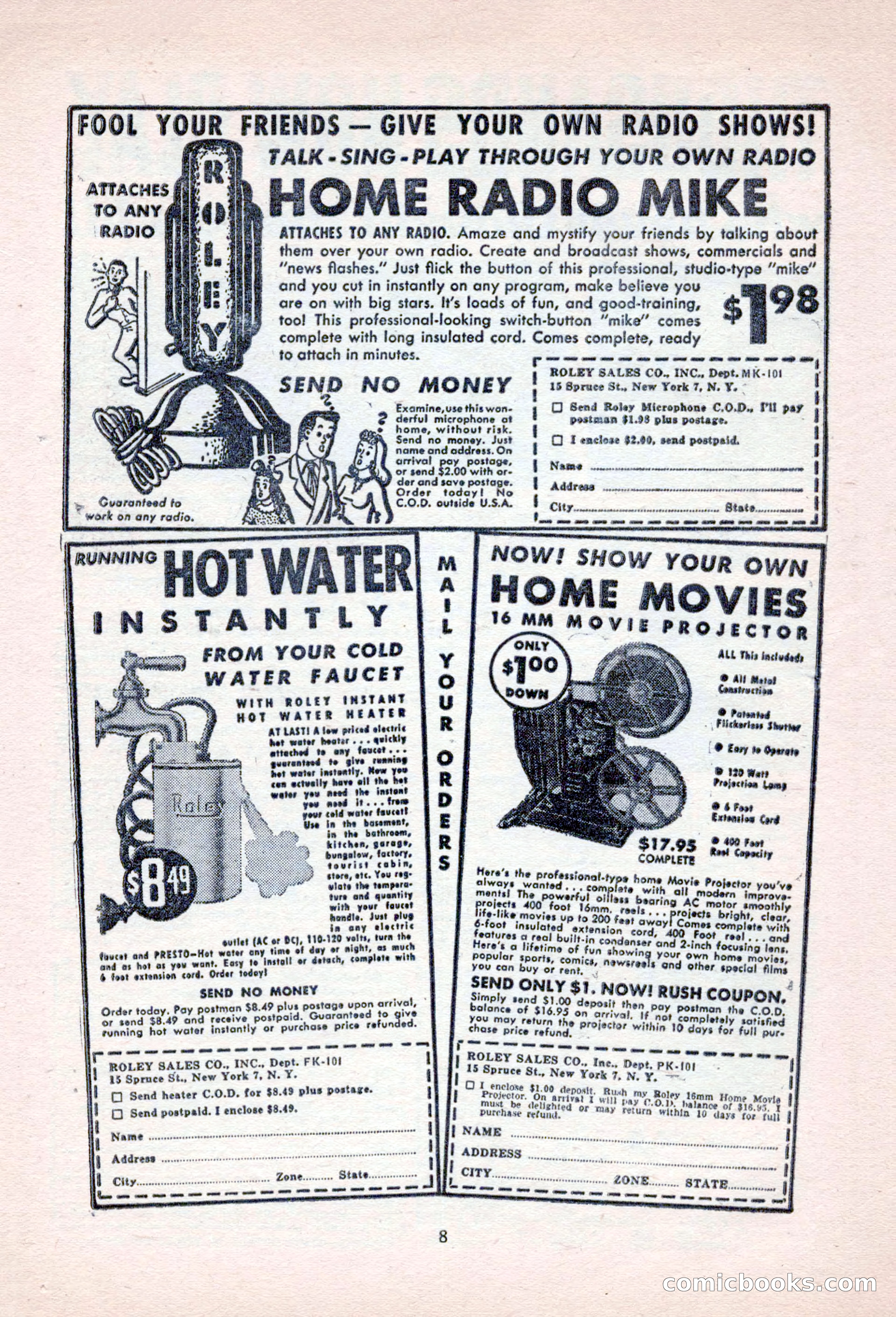 Sports Fiction, September 1947 — page 8 of 100