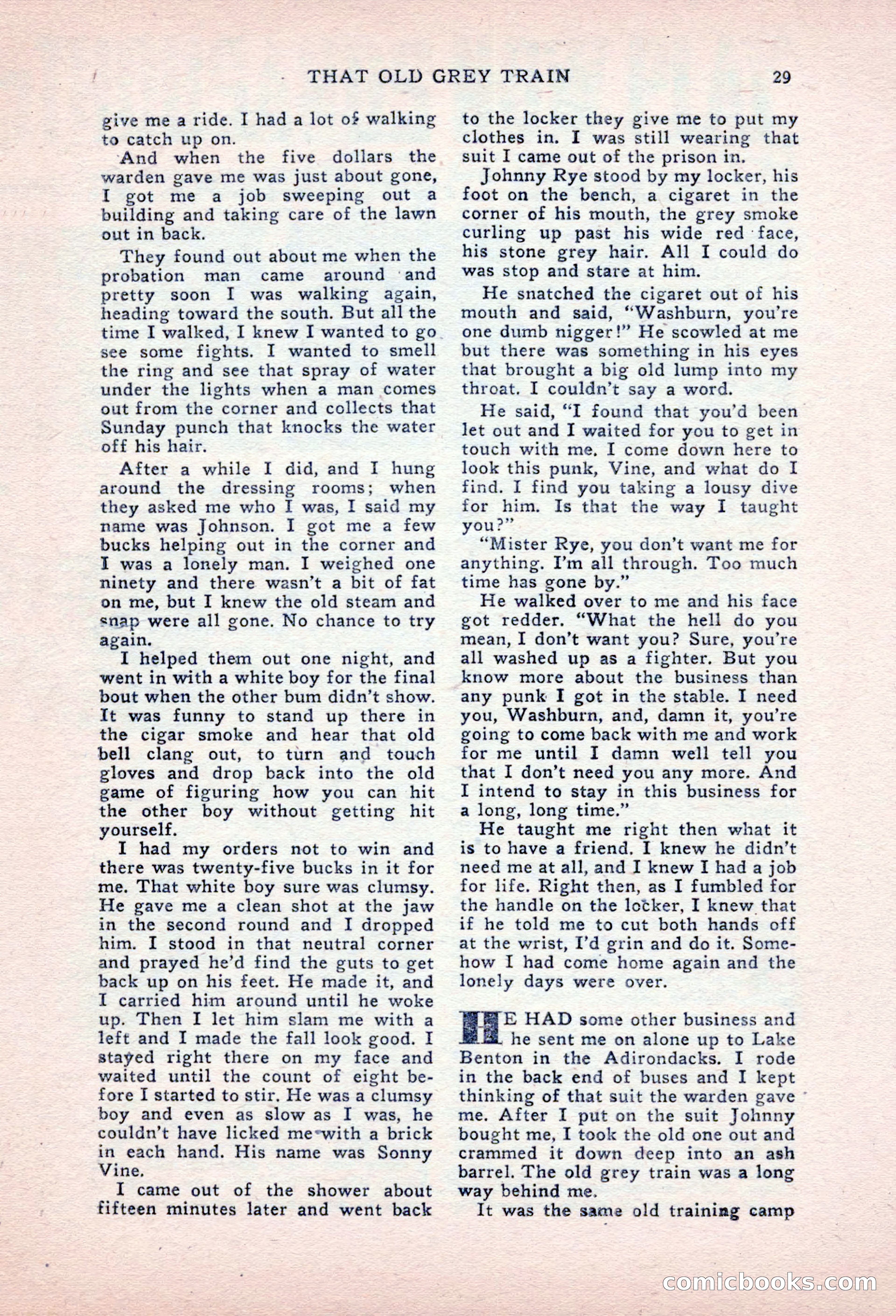 Sports Fiction, September 1947 — page 29 of 100