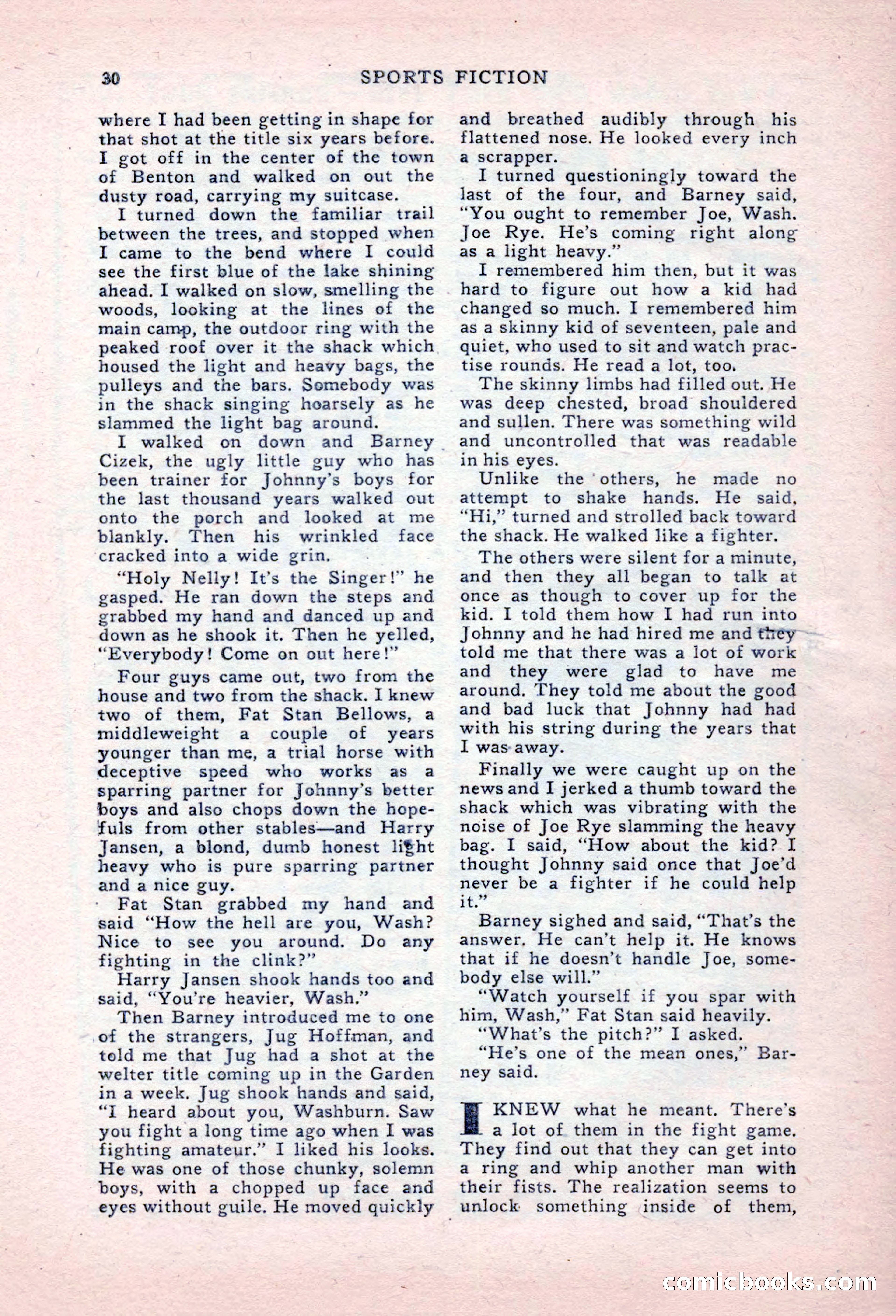 Sports Fiction, September 1947 — page 30 of 100