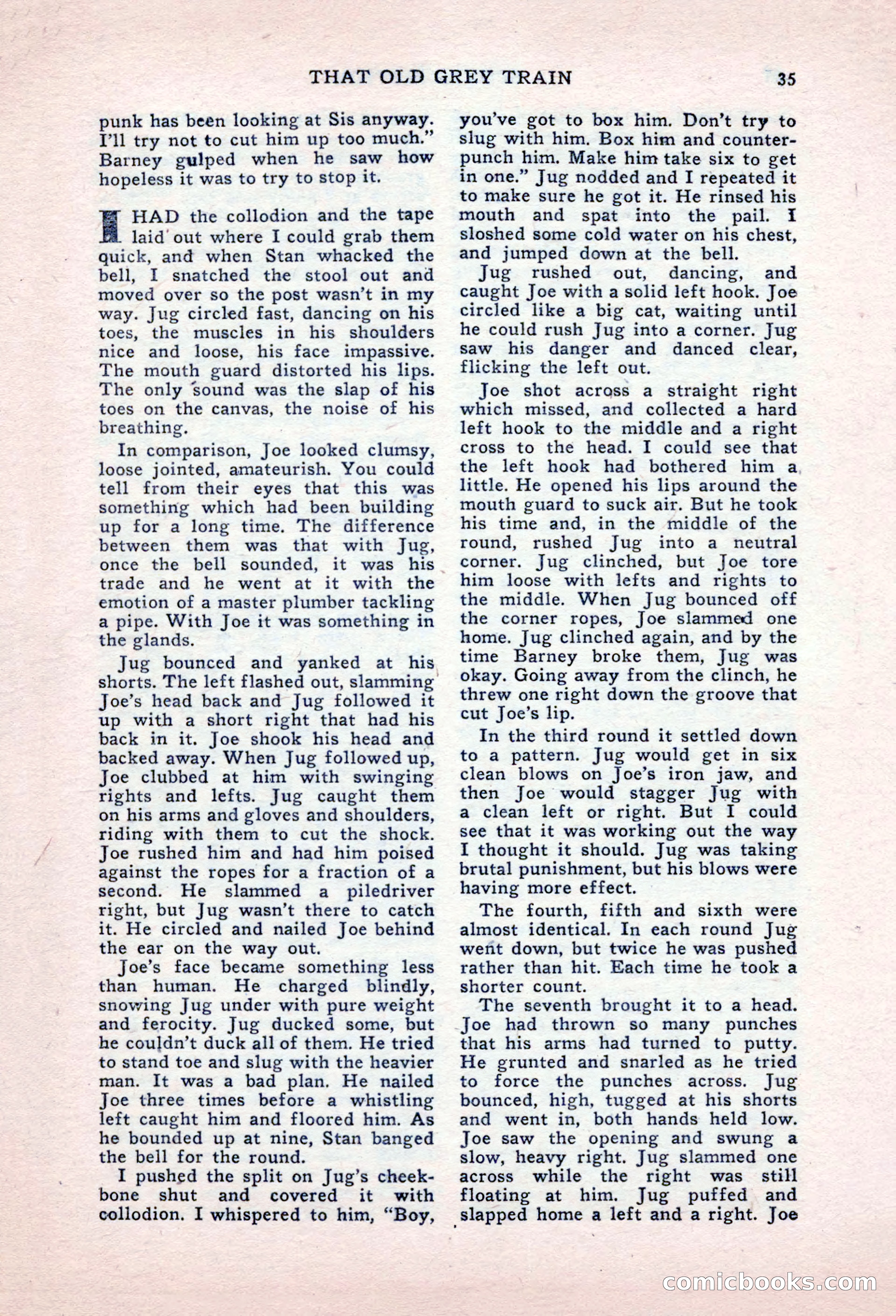 Sports Fiction, September 1947 — page 35 of 100