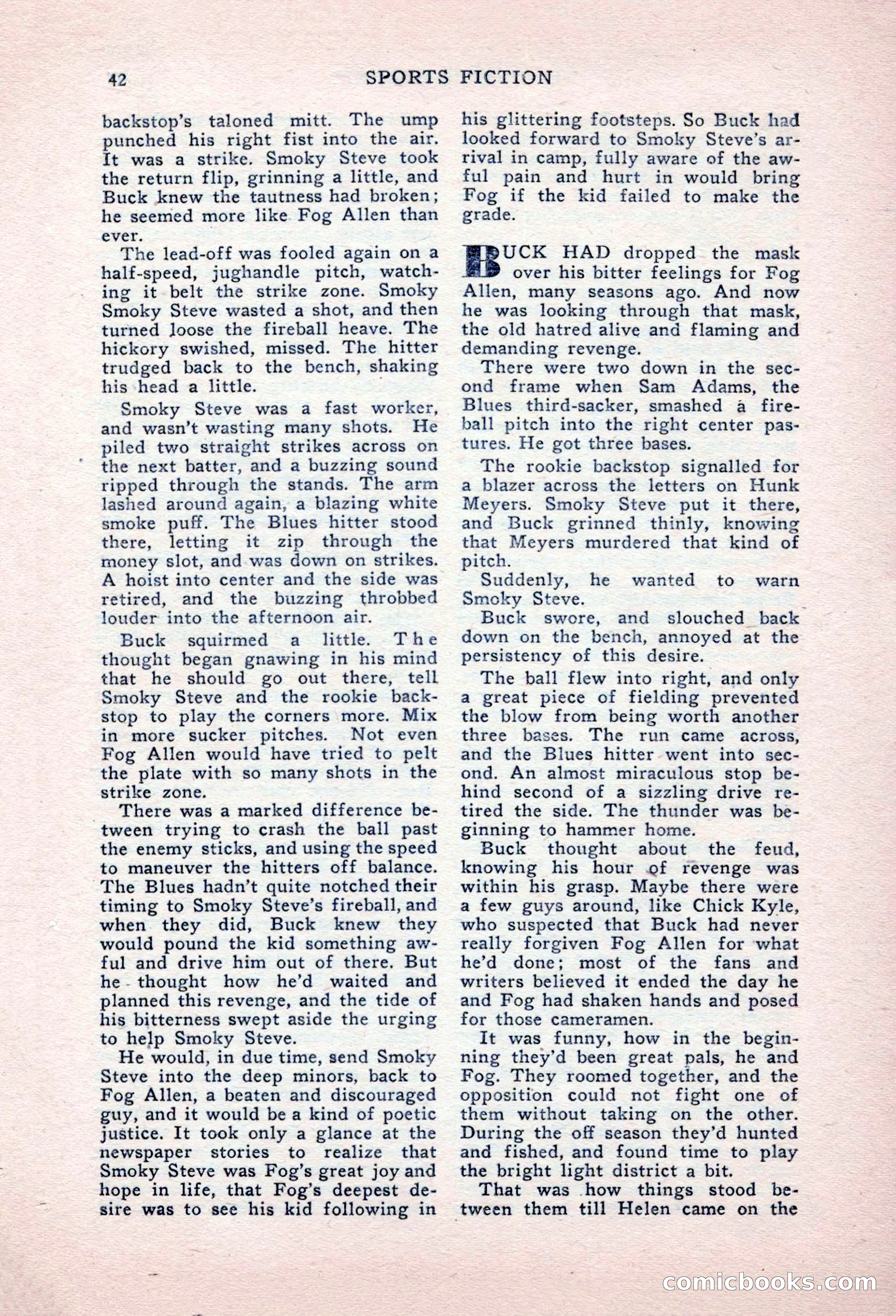 Sports Fiction, September 1947 — page 42 of 100