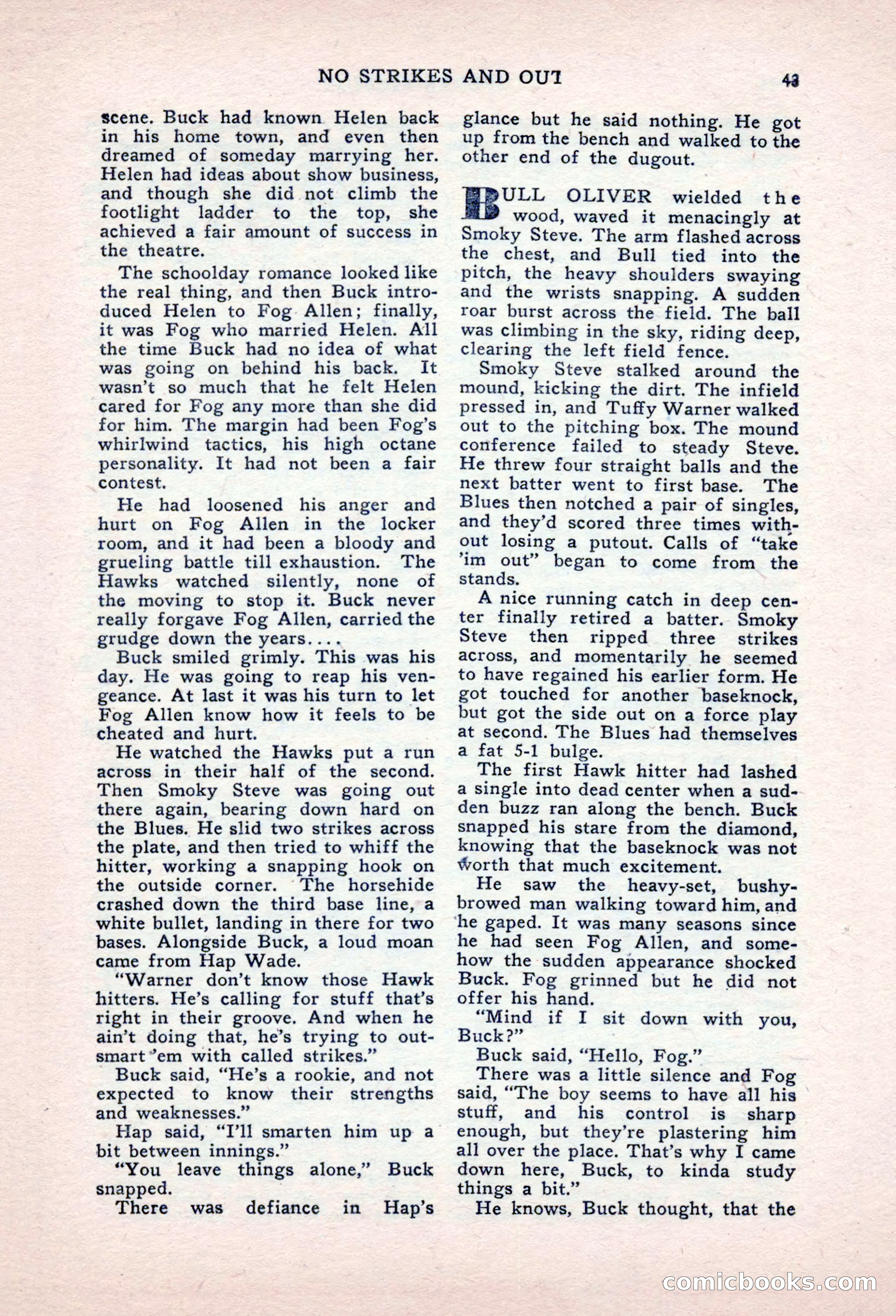 Sports Fiction, September 1947 — page 43 of 100