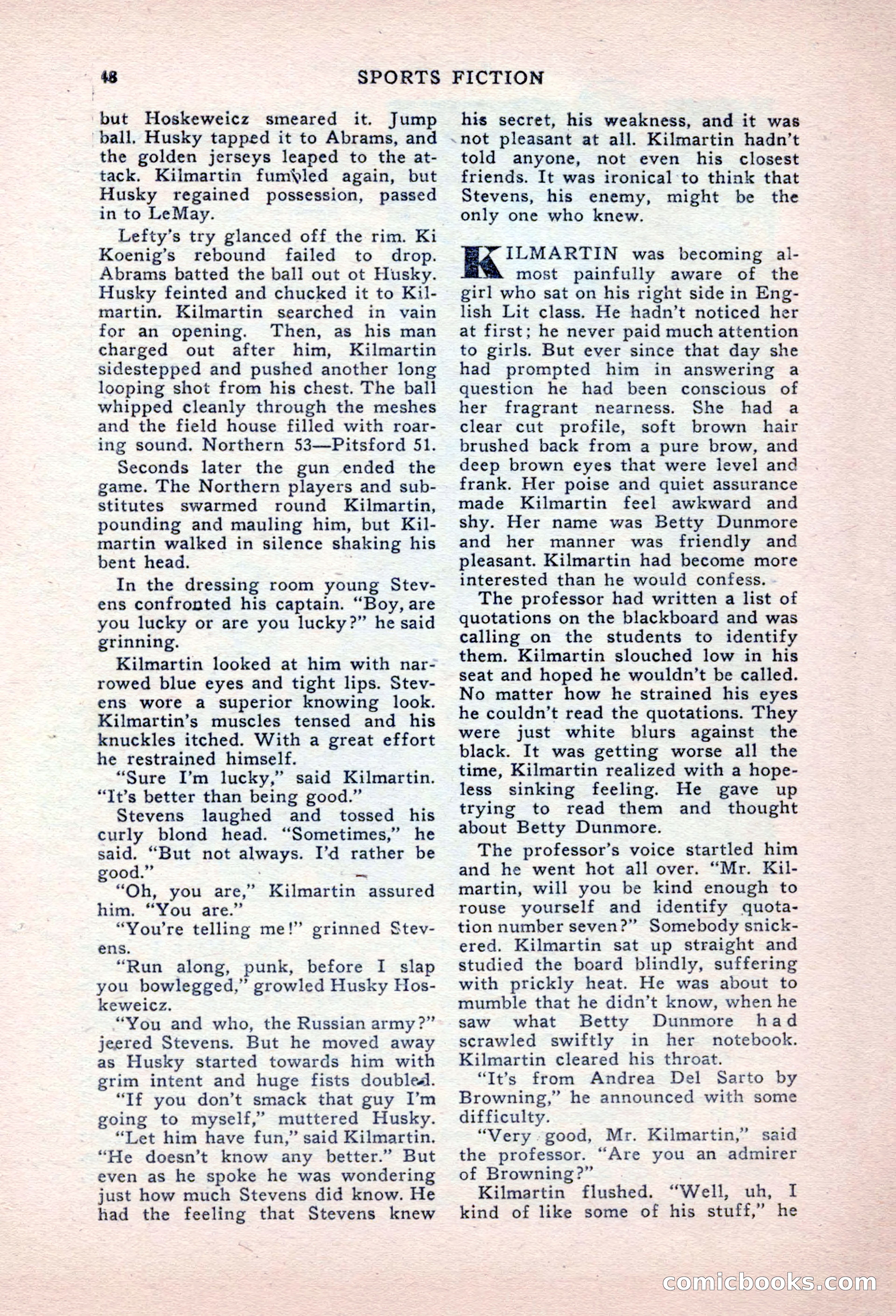 Sports Fiction, September 1947 — page 48 of 100