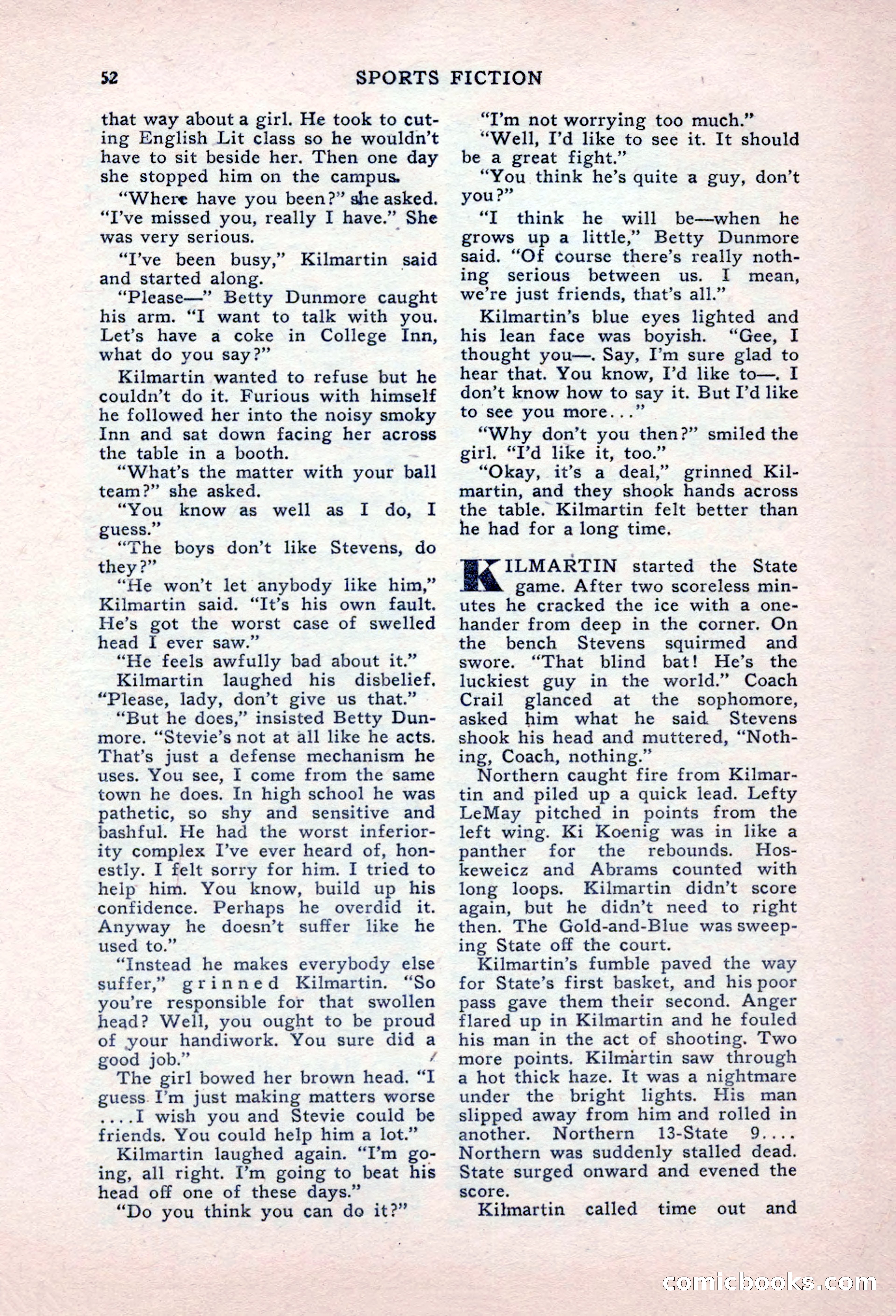 Sports Fiction, September 1947 — page 52 of 100