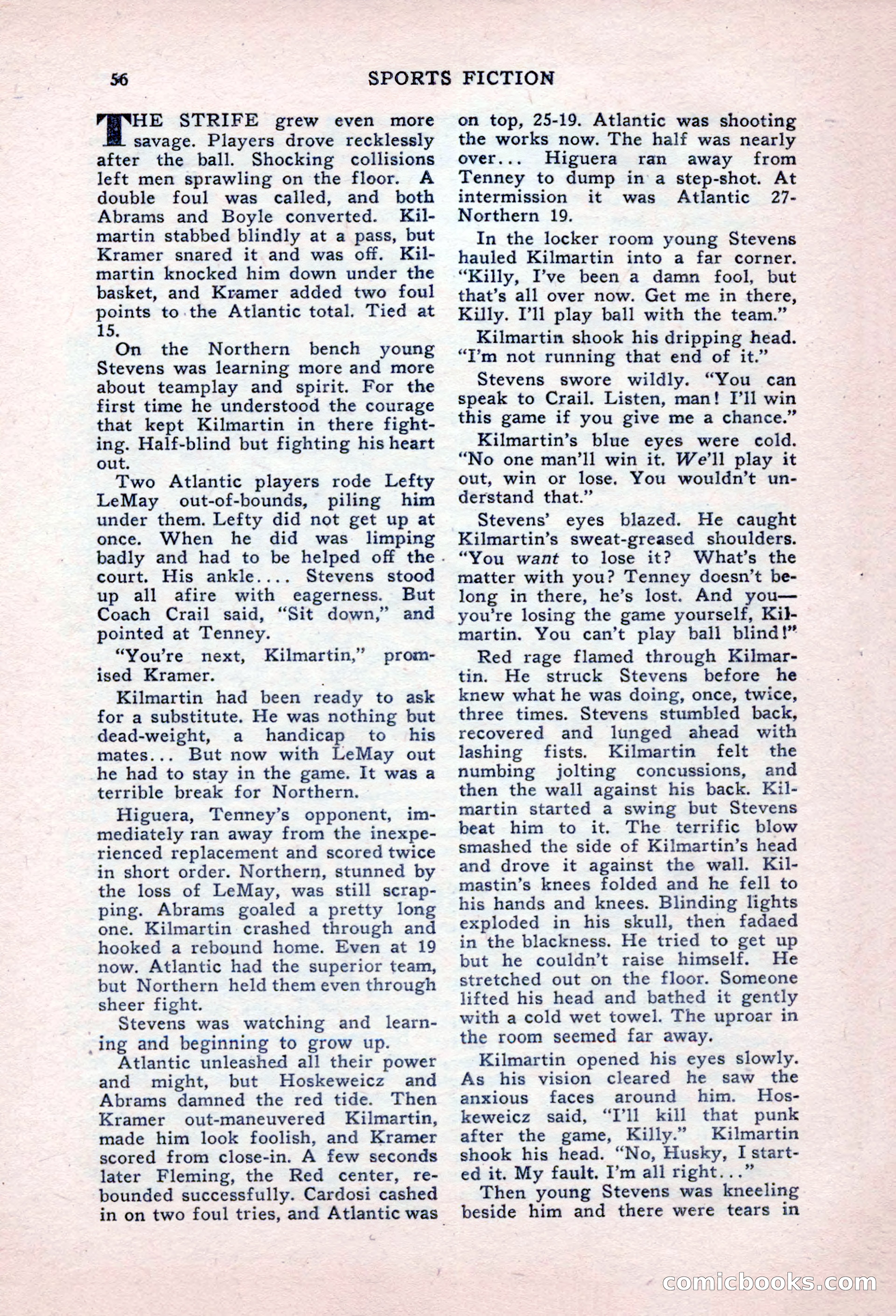 Sports Fiction, September 1947 — page 56 of 100
