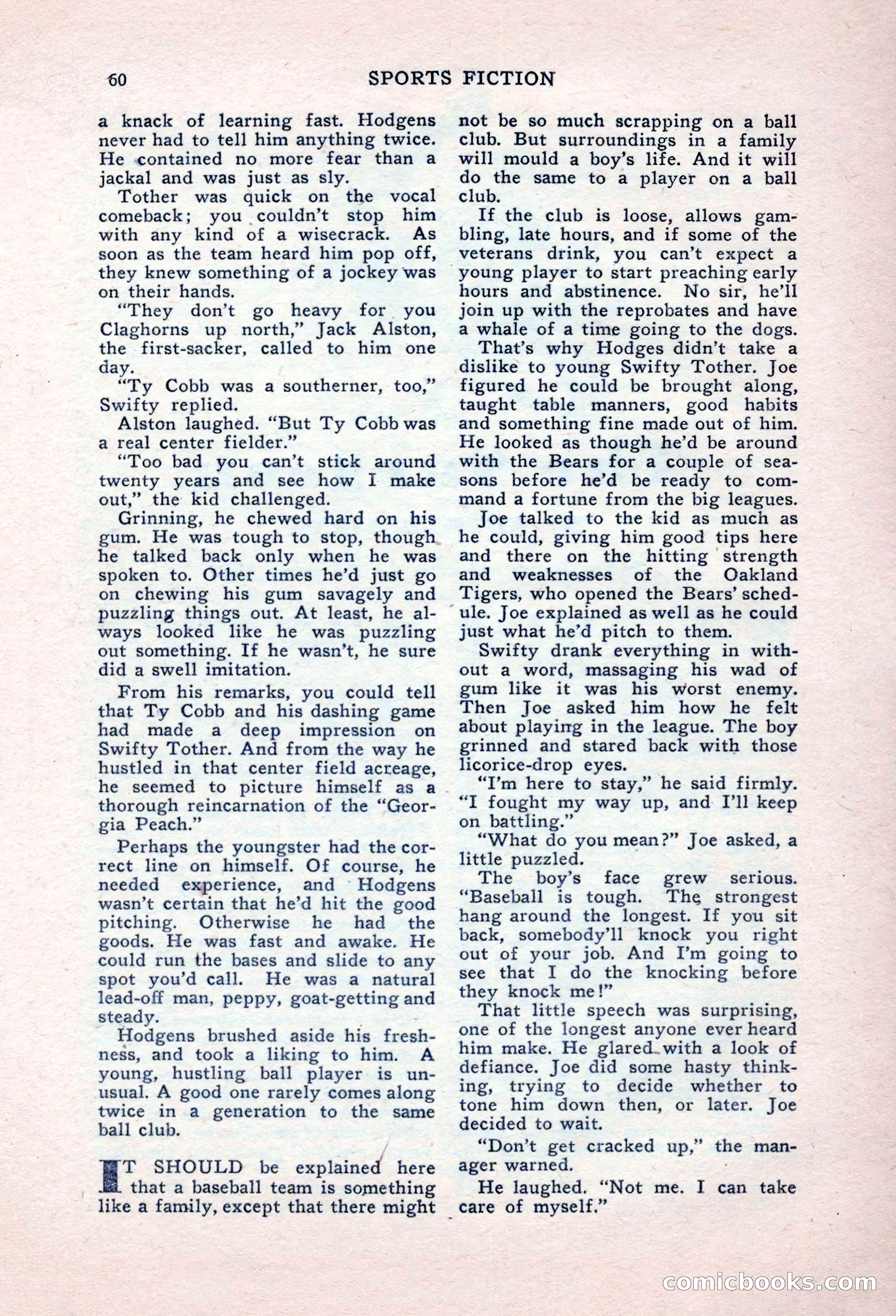 Sports Fiction, September 1947 — page 60 of 100
