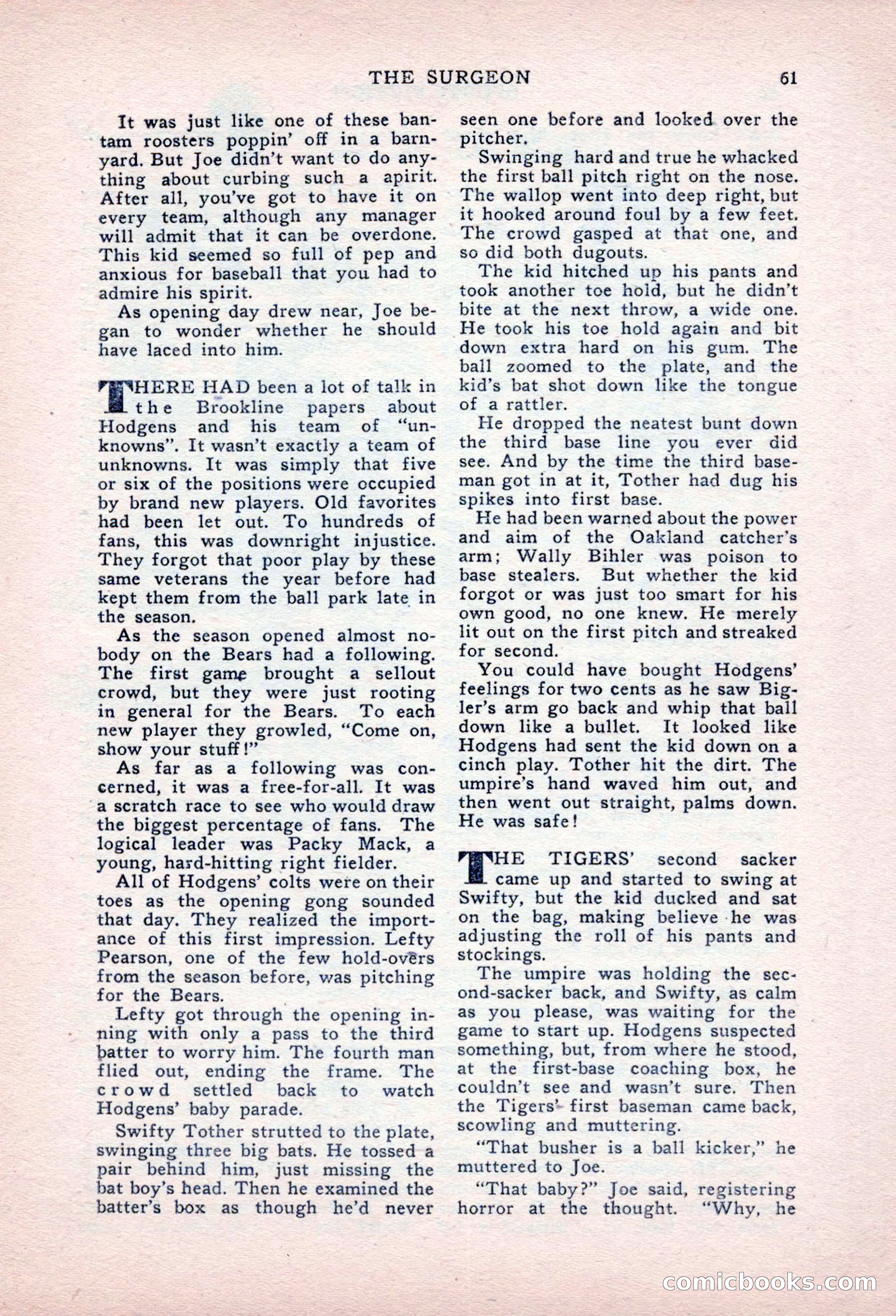 Sports Fiction, September 1947 — page 61 of 100